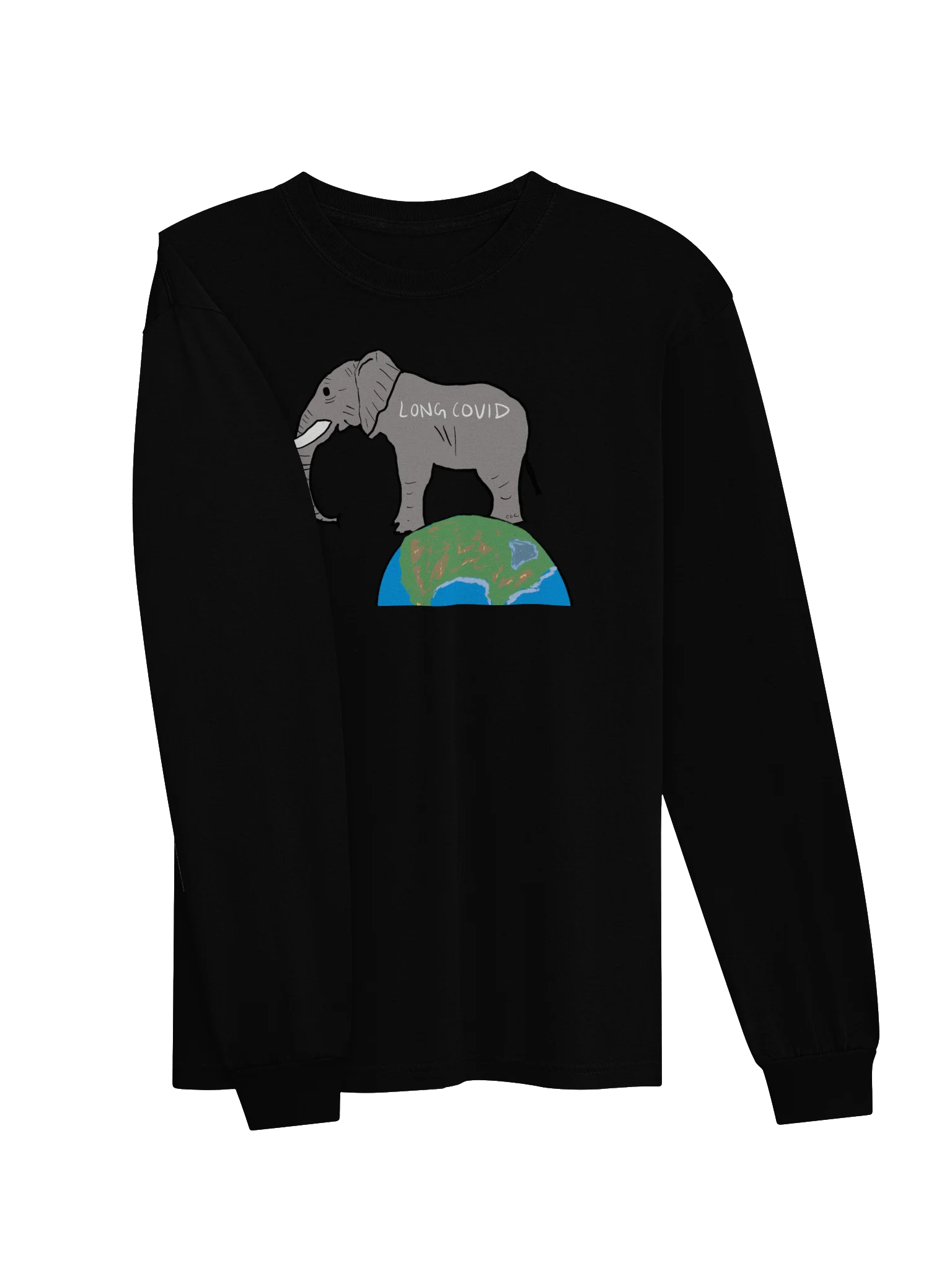 Elephant In The Room (Long Covid) long sleeve tee product image (16)