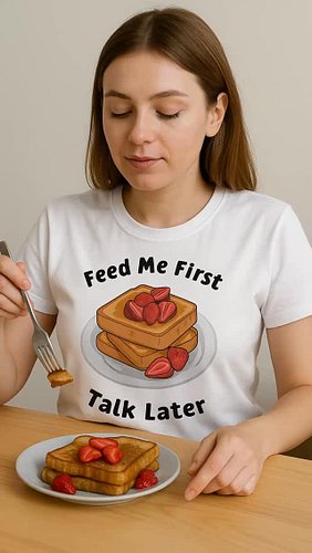 Feed Me First Talk Later T Shirt 

https://slated-shop.fourthwall.com/products/feed-me-first-talk-later-t-shirt

#shorts #tsh...