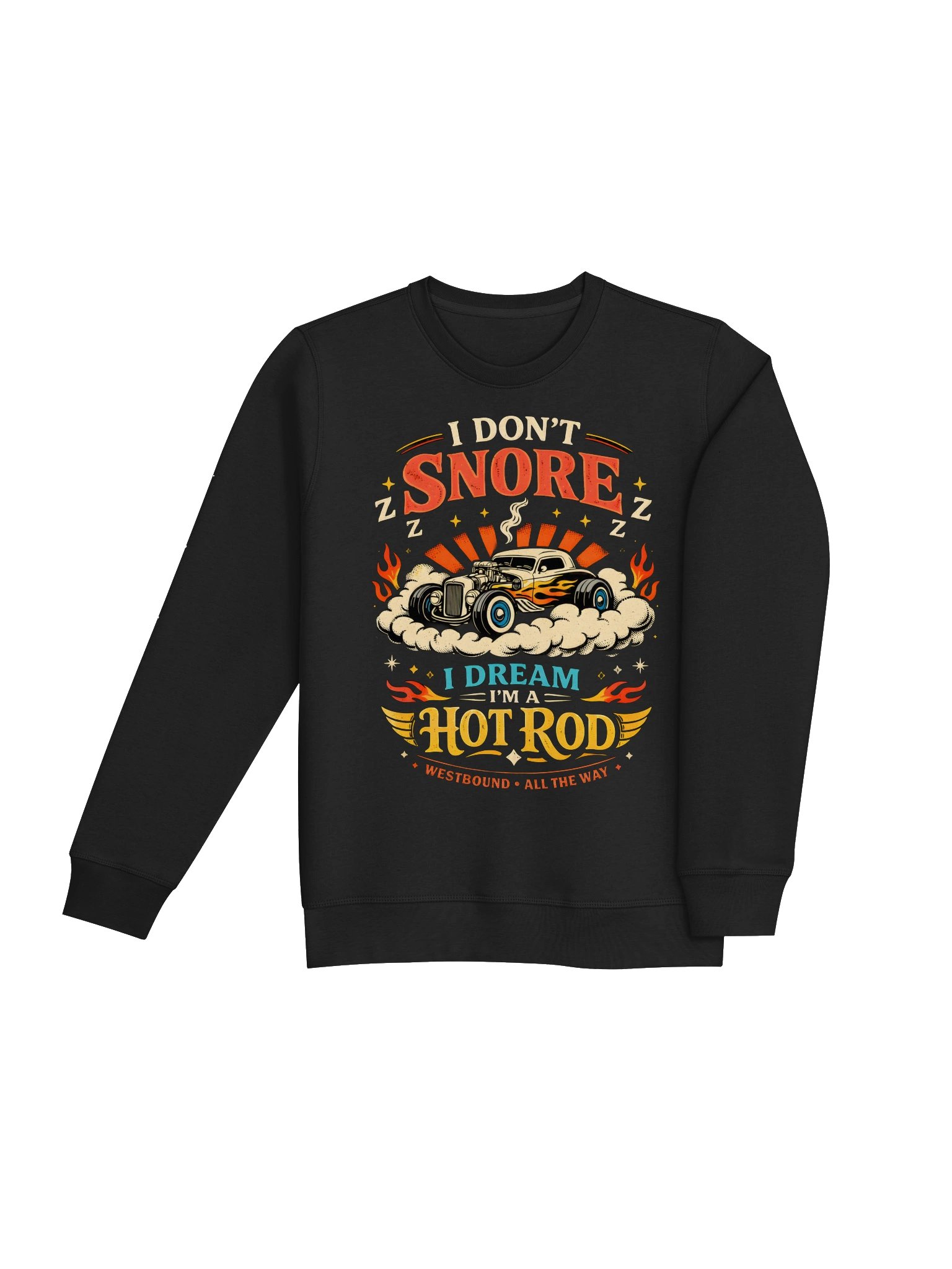 I Don't Snore, I Dream I'm a Hot Rod — Vintage Car Tee product image (8)