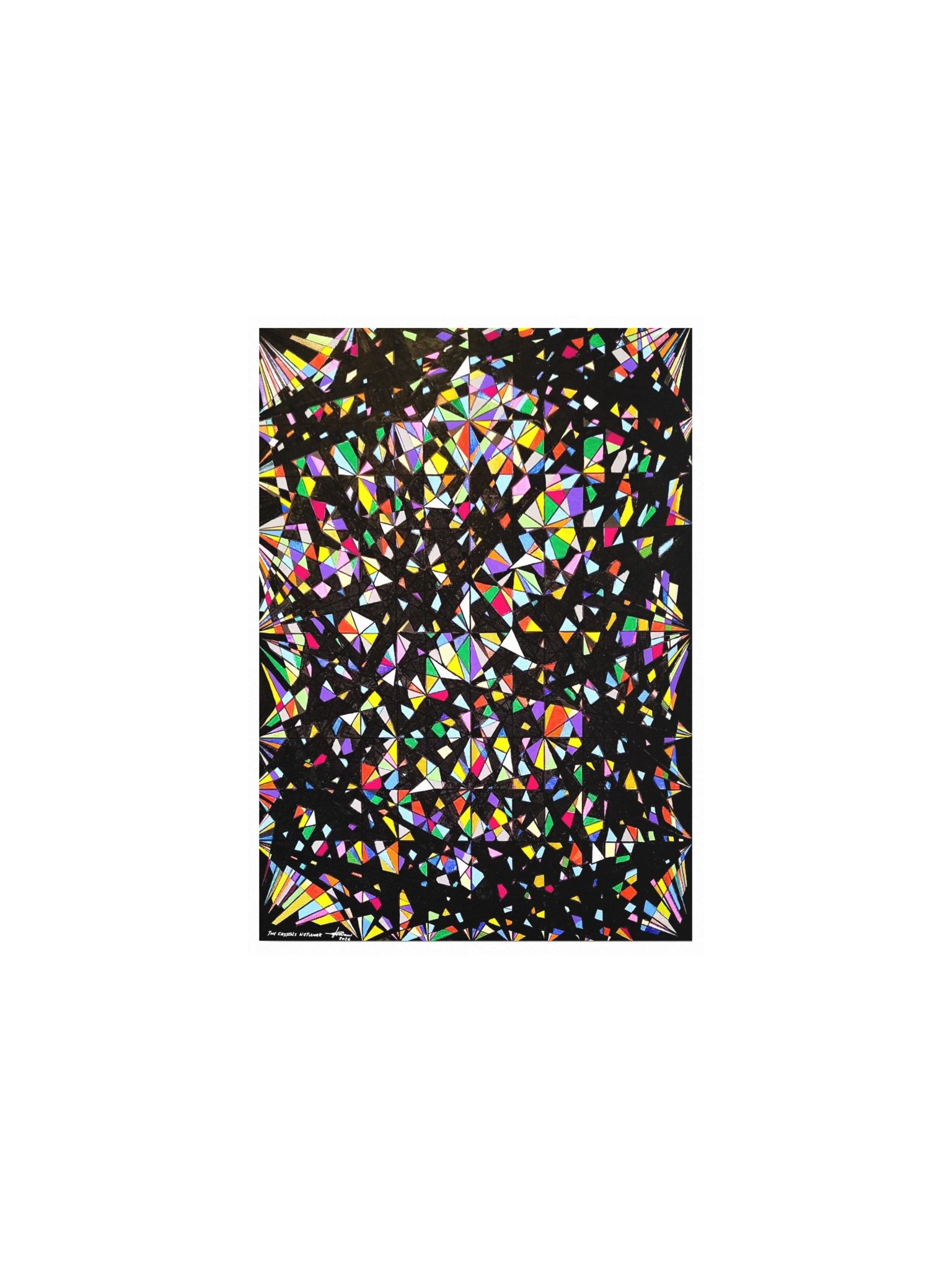 The Crystals Network 2026 – Fine Art Print product image (1)