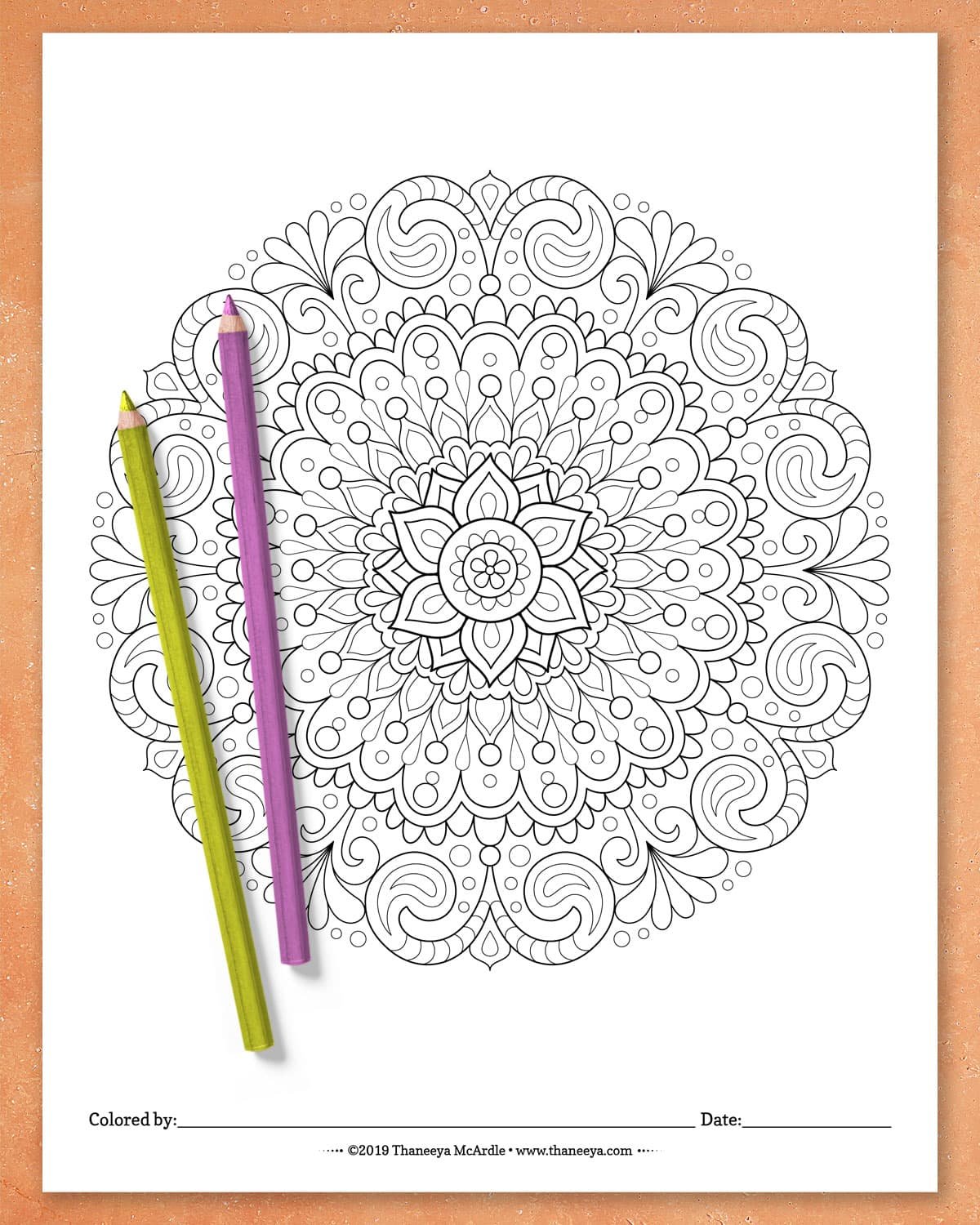 Detailed Mandala Coloring Pages product image (4)