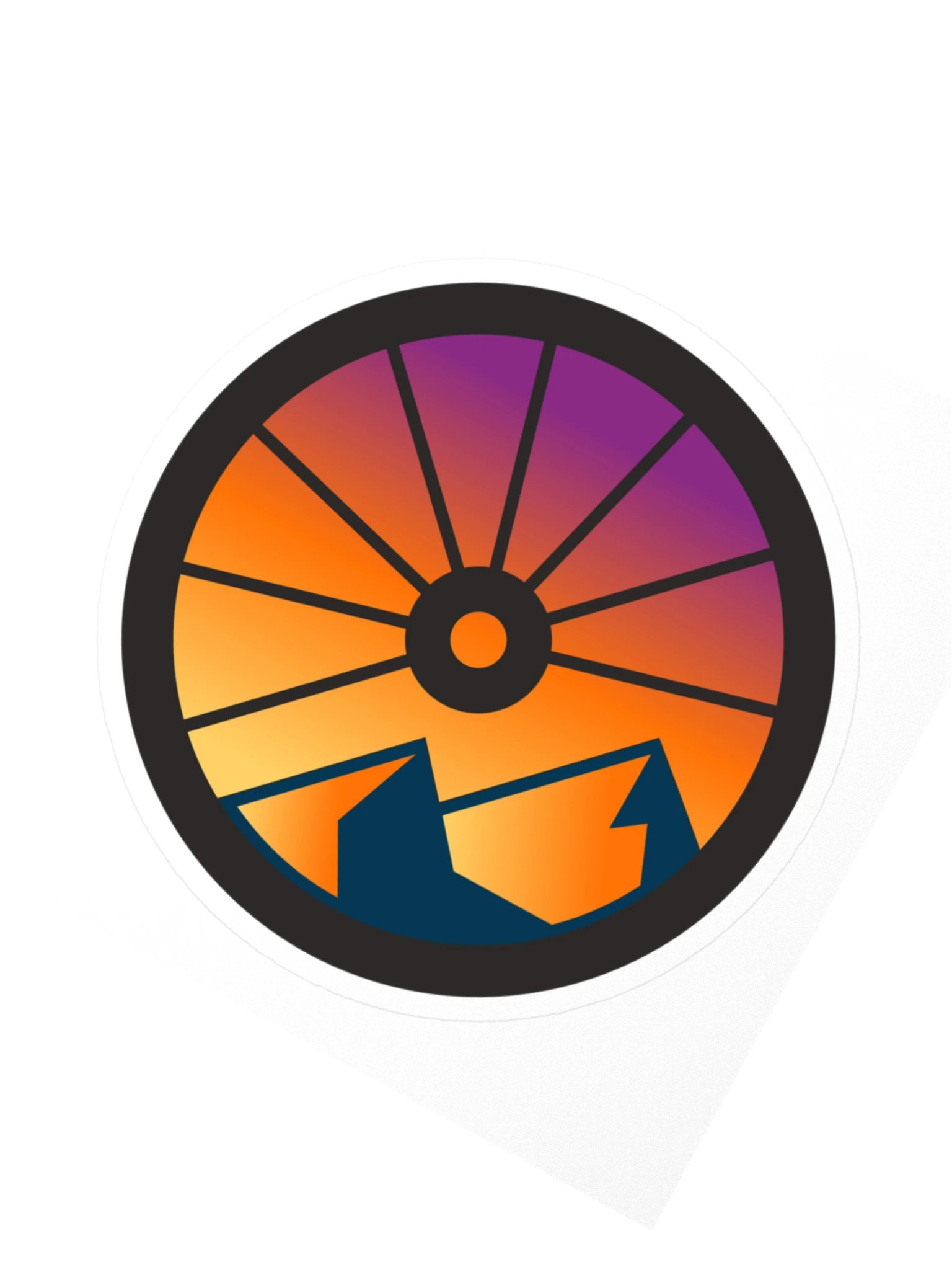 Lost Spoke Wheel Sticker product image (3)