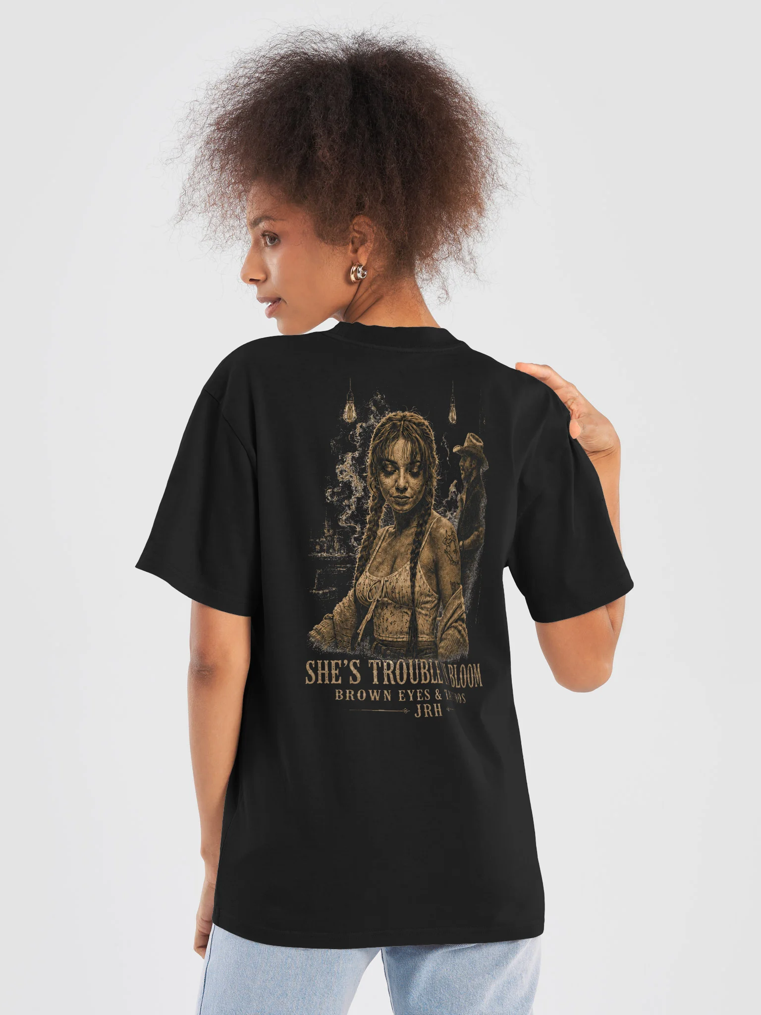JRH - Brown Eyes & Tattoos Tee product image (6)