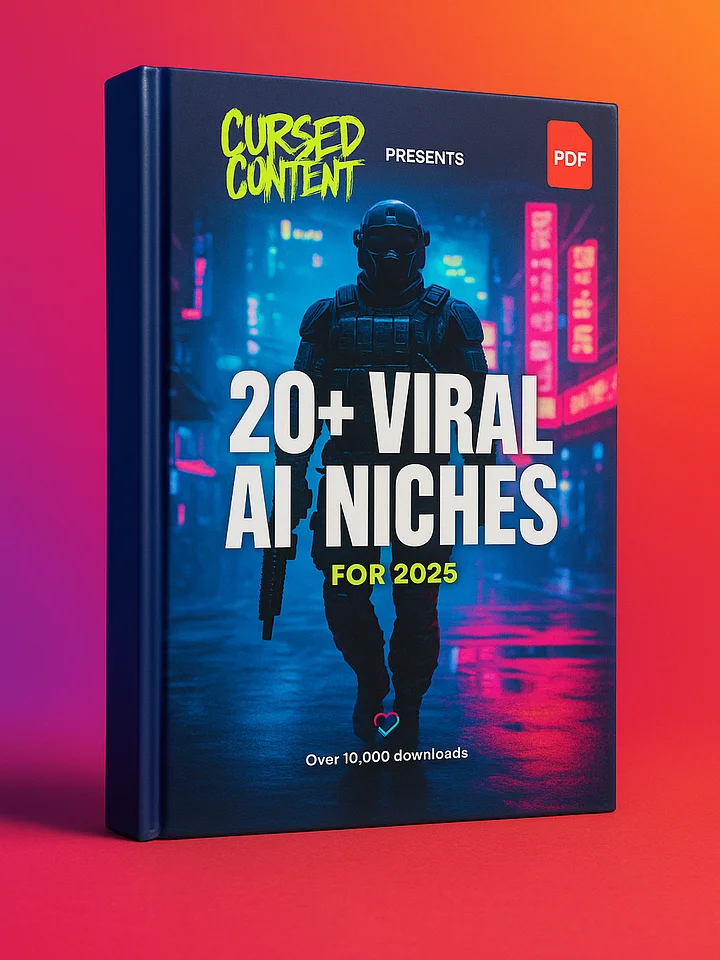 20+ VIRAL AI NICHES (PDF) product image (1)