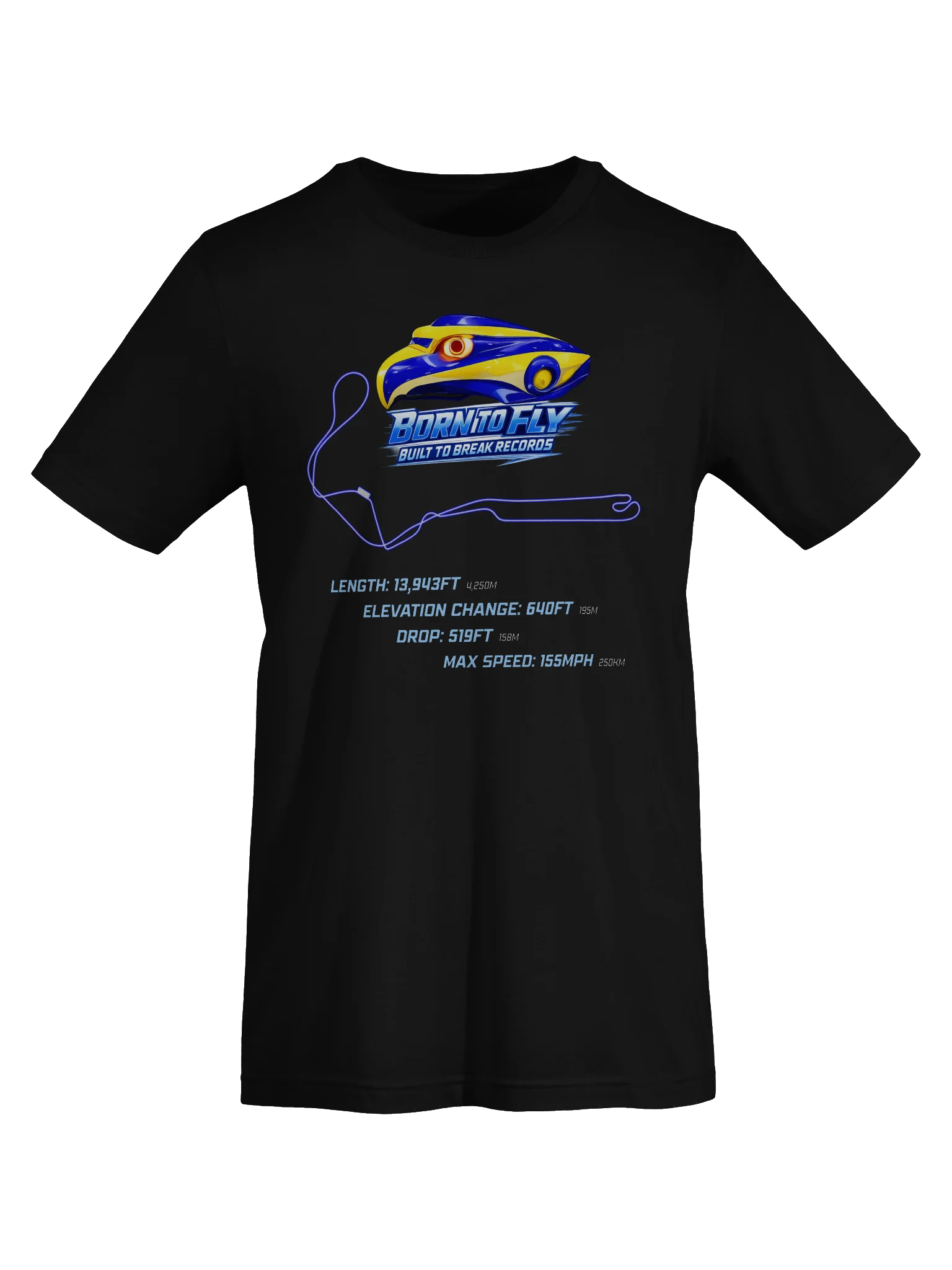 Born To Fly - Falcon's Shirt - World's Tallest, Fastest & Longest Roller Coaster product image (7)