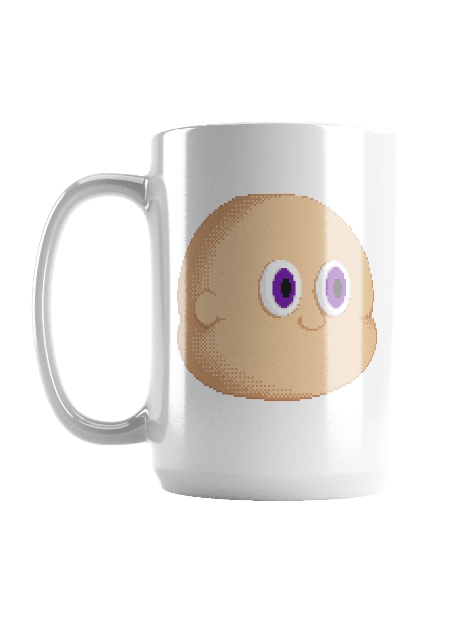 Pixel Baby Head Mug product image (1)