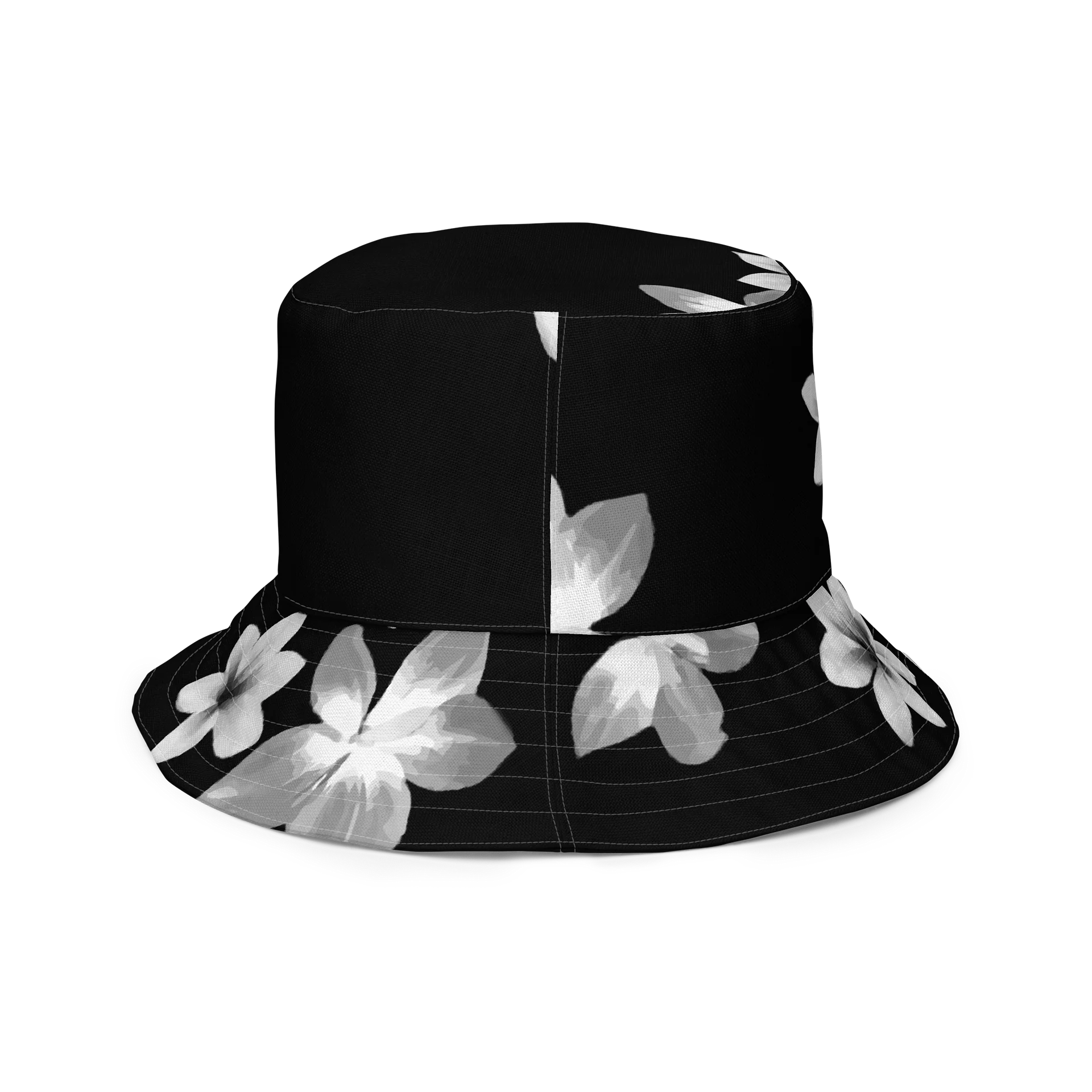 Volcanic Ash - Caribbean Soufriere Flower Print | Reversible Bucket Hat product image (6)