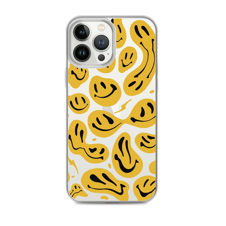 Melted Happiness Clear iPhone Case product image (1)