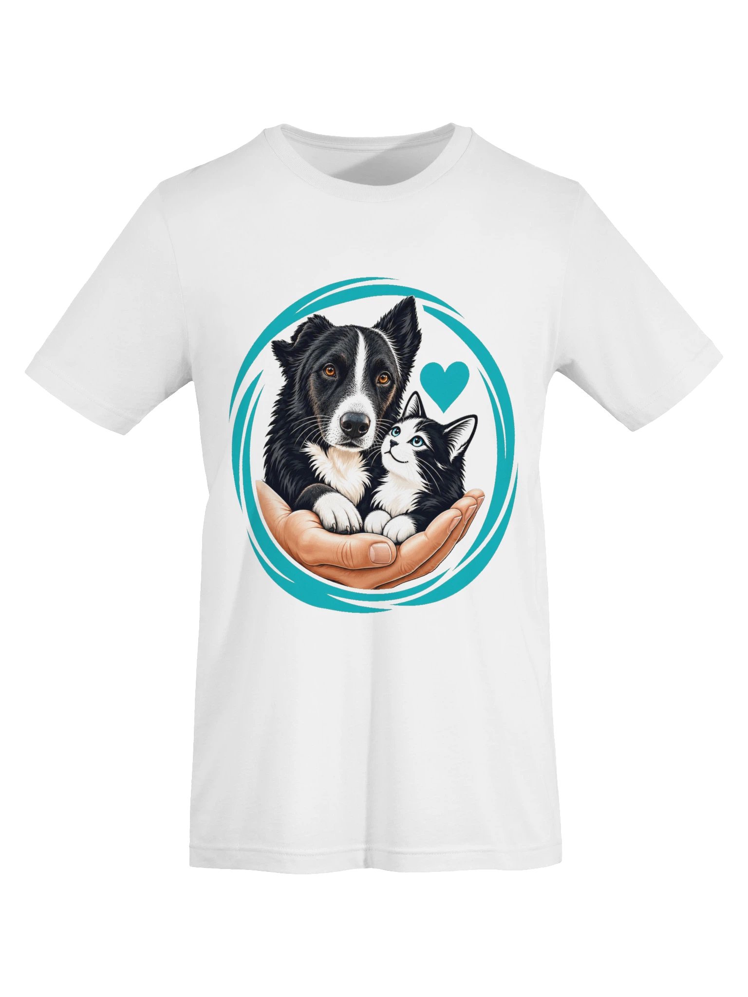 AAS · In guten Händen – Tierherz-Motiv | Unisex-Shirt product image (4)