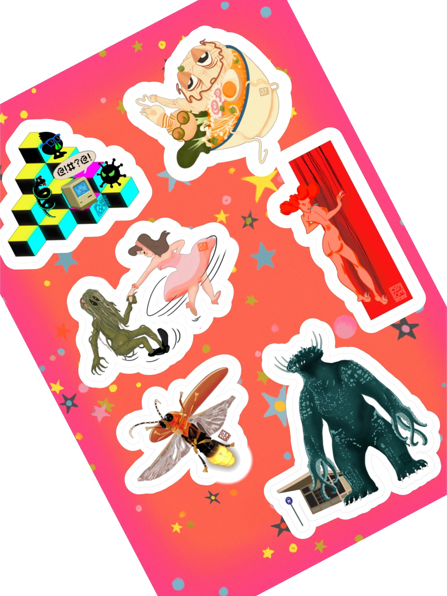 Monster Mayhem 2026 Sticker Sheet 1 product image (2)