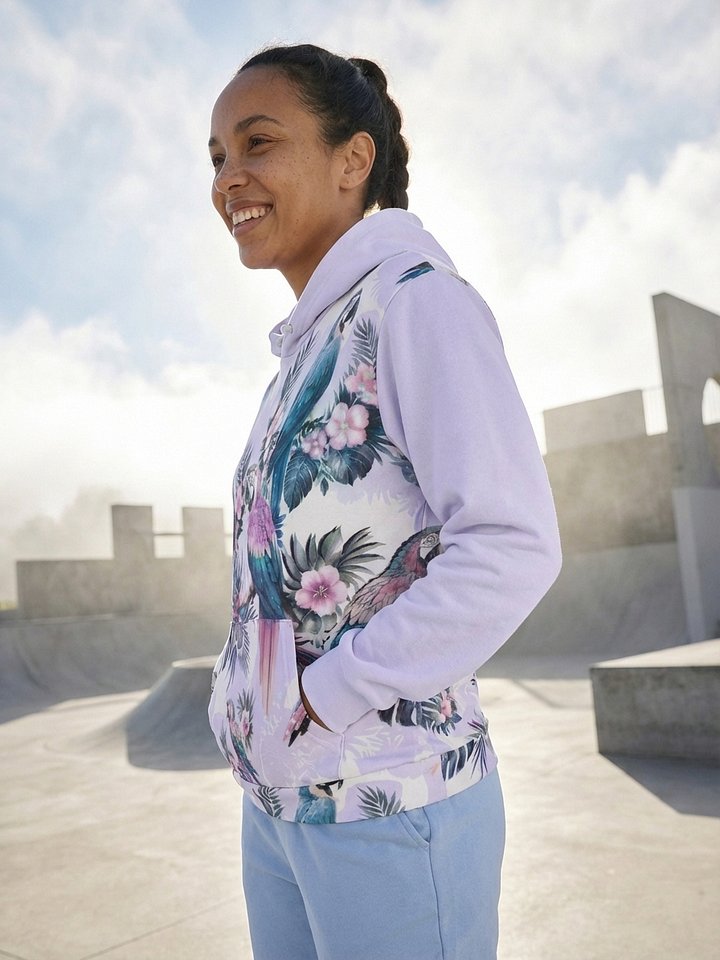 Elysian Birds-cotton hoodie product image (2)