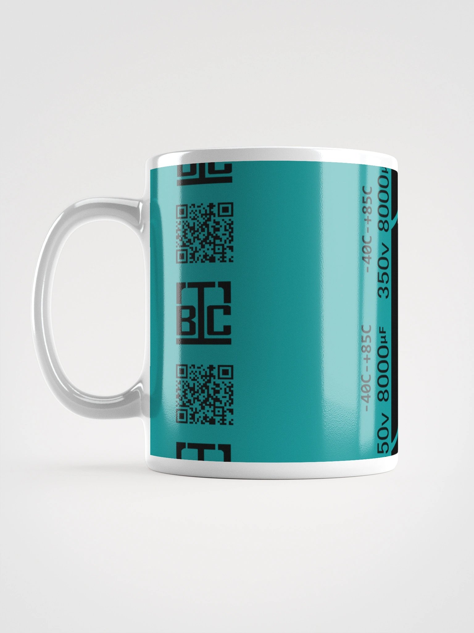 Capacitor Glossy Mug - GREEN product image (2)