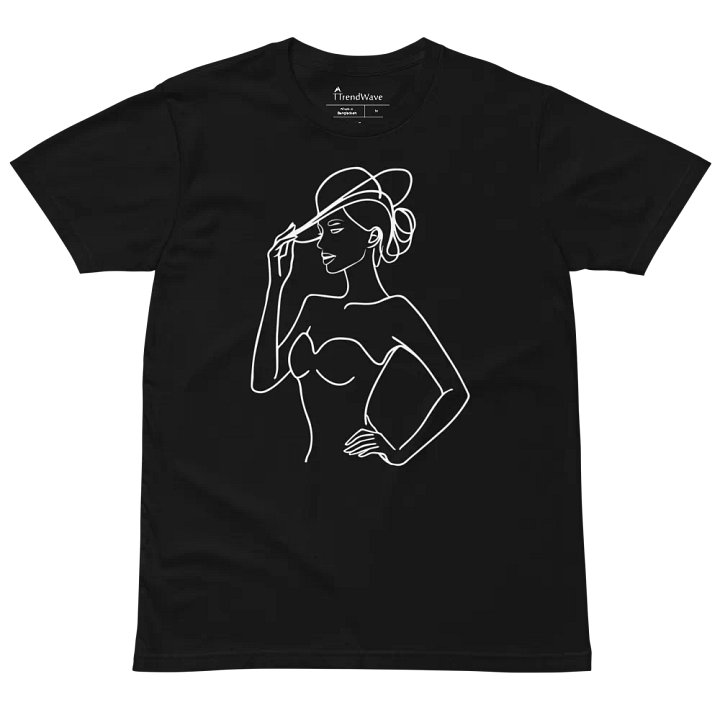 Elegance in Line AS Colour Unisex Premium T-Shirt dark version product image (2)