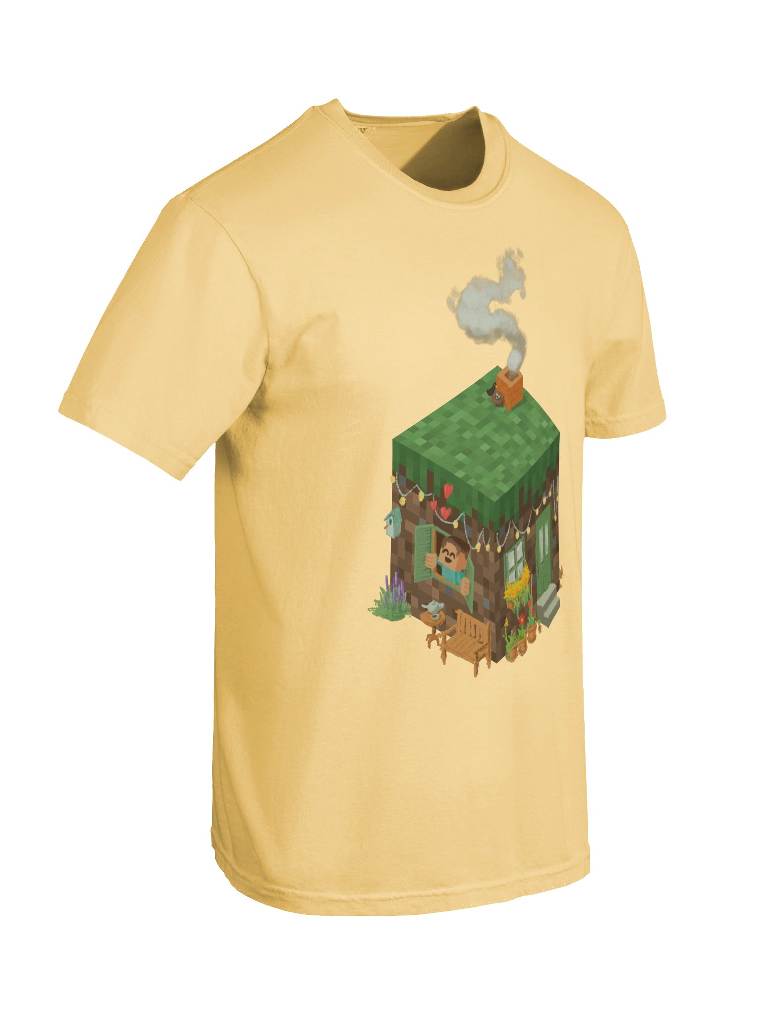 Cozy Minecraft Block House / Wohnblock T-Shirt product image (42)