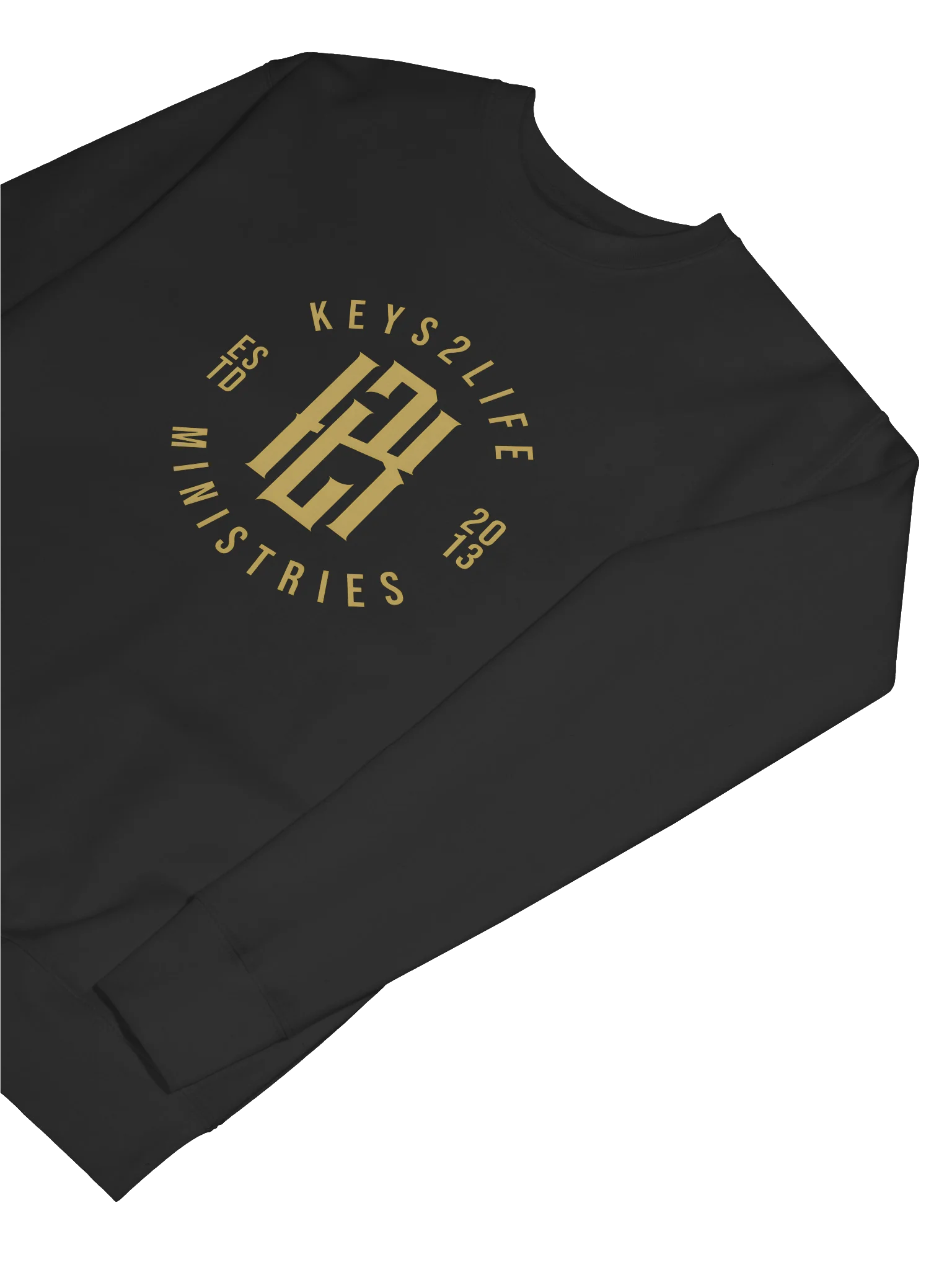 Keys2Life Ministries Gold Emblem Sweatshirt product image (46)