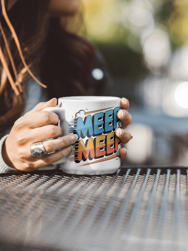 Toon Meep Meep Glossy White Mug product image (19)