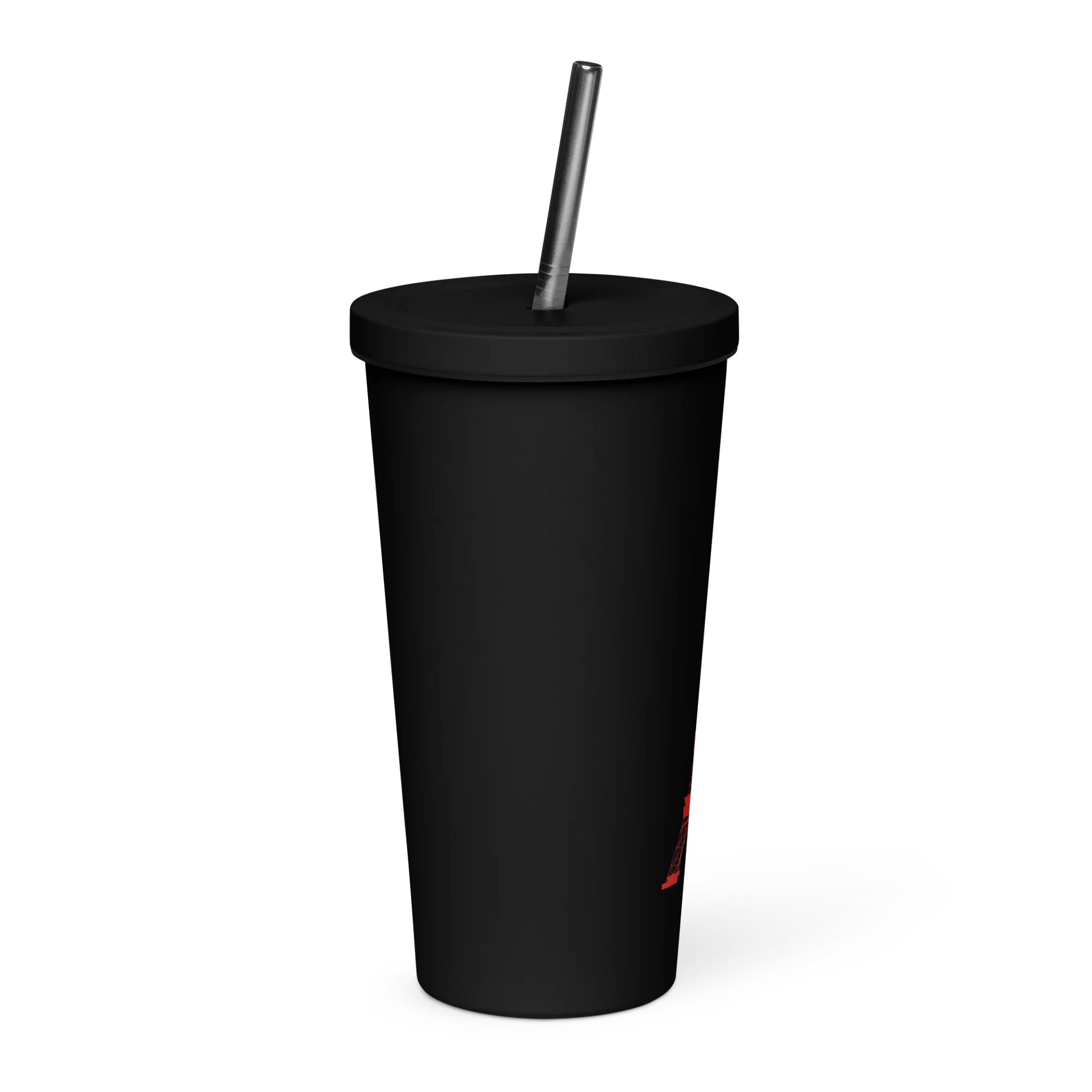 Eiffel Tower Red Stylized Insulated Tumbler product image (4)
