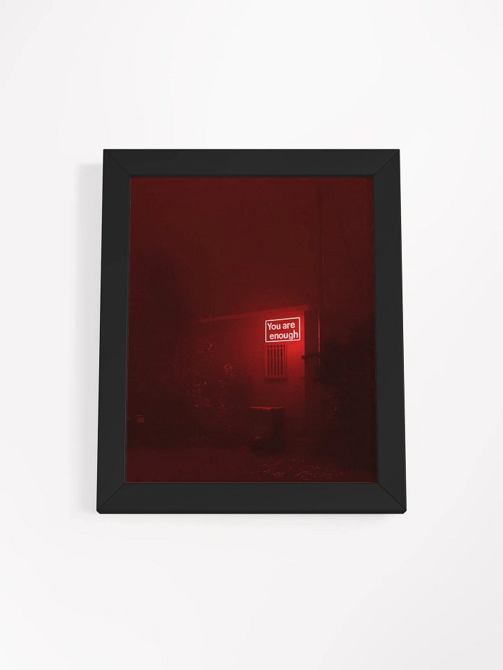 "You are enough" Framed Poster product image (1)