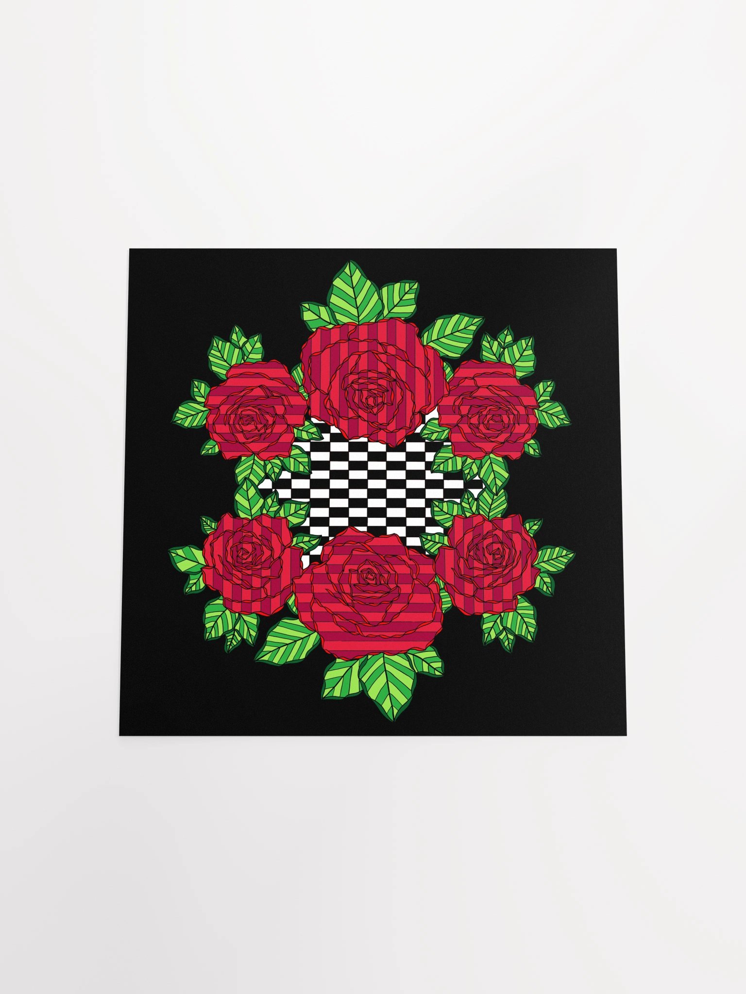 Enhanced Matte Paper Poster (Rose-Black) product image (15)
