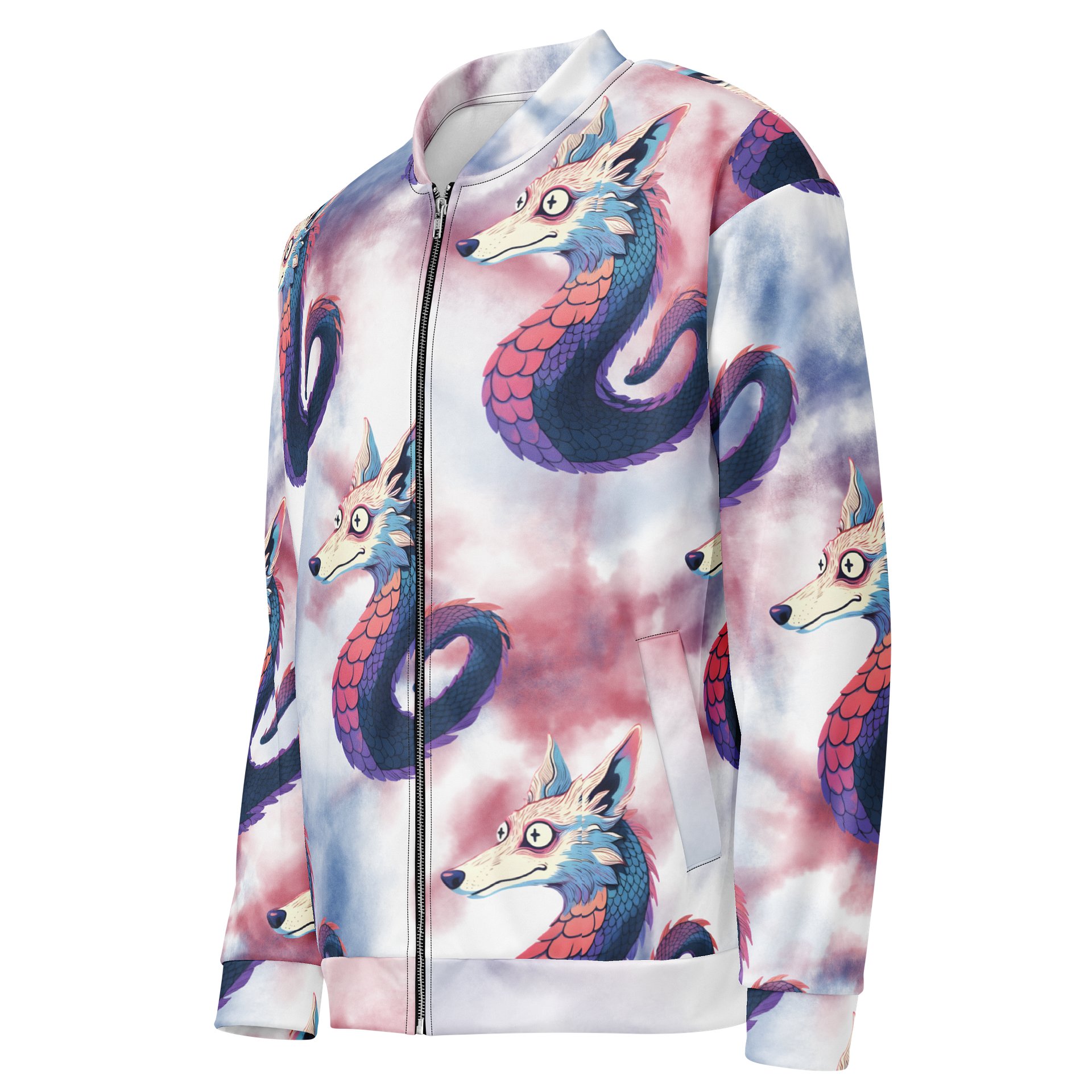 Customizable Canvas: All-Over Print Bomber Jacket product image (3)