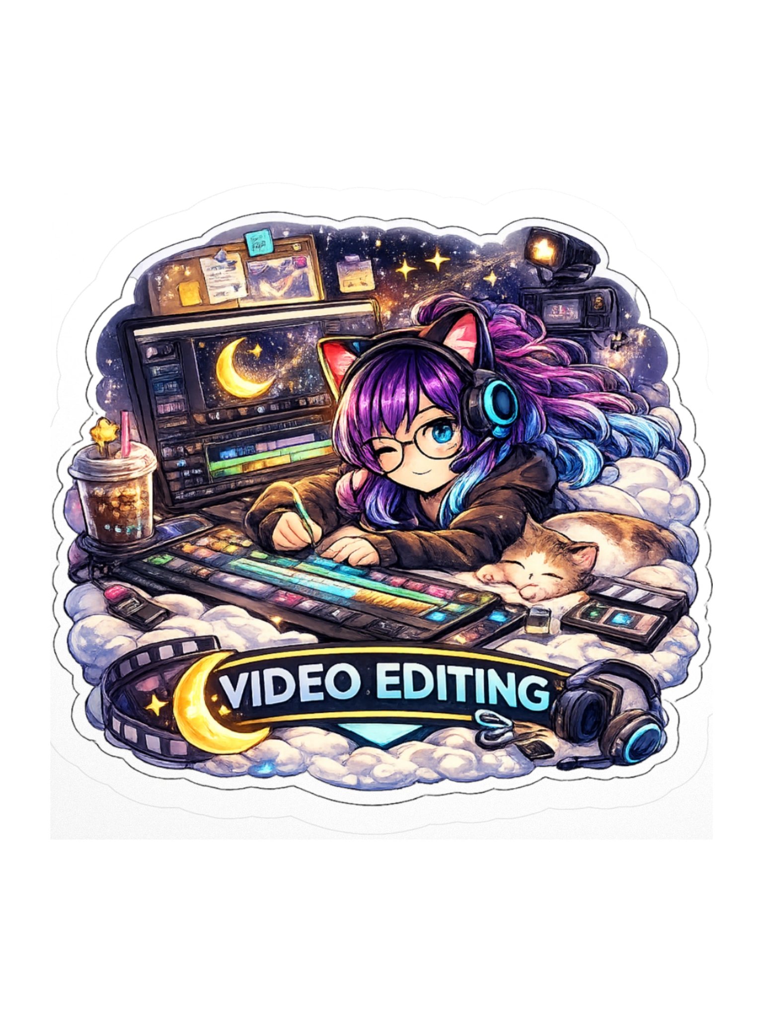 • AKC // Callie Sticker VIDEO EDITING | Callie Emote Badge Series product image (1)