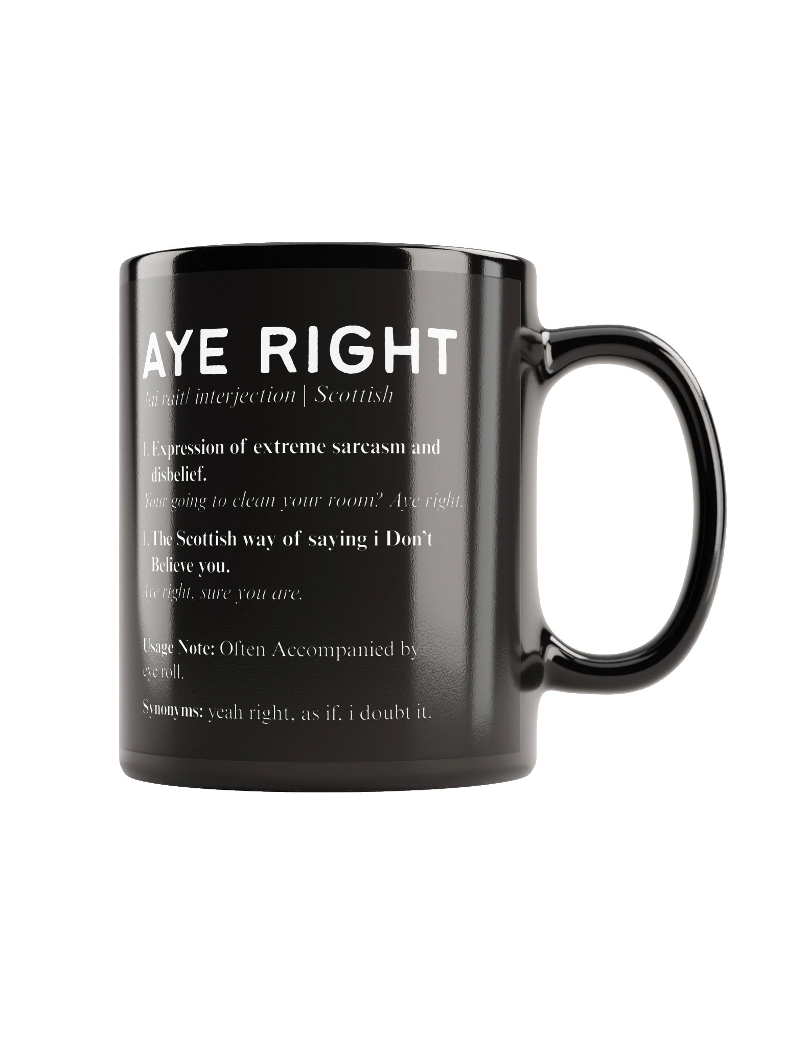 Scottish Dictionary Mug | Aye Right product image (2)