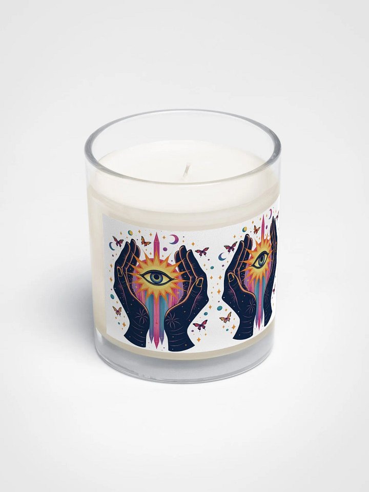 Mystical Third Eye Soy Wax Candle - Cosmic Boho Design product image (2)