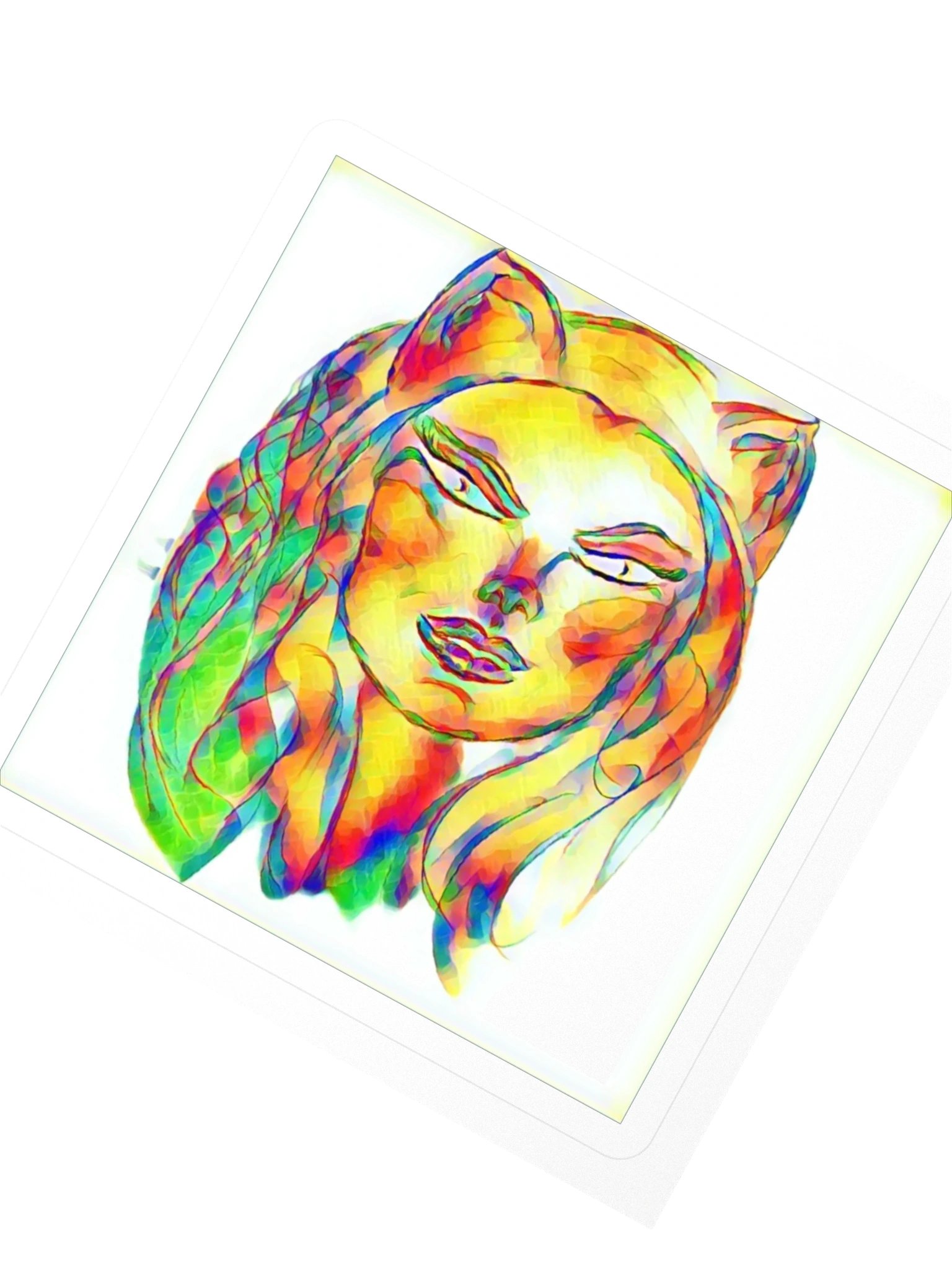 Aleia Chat Prismatique Sticker product image (2)