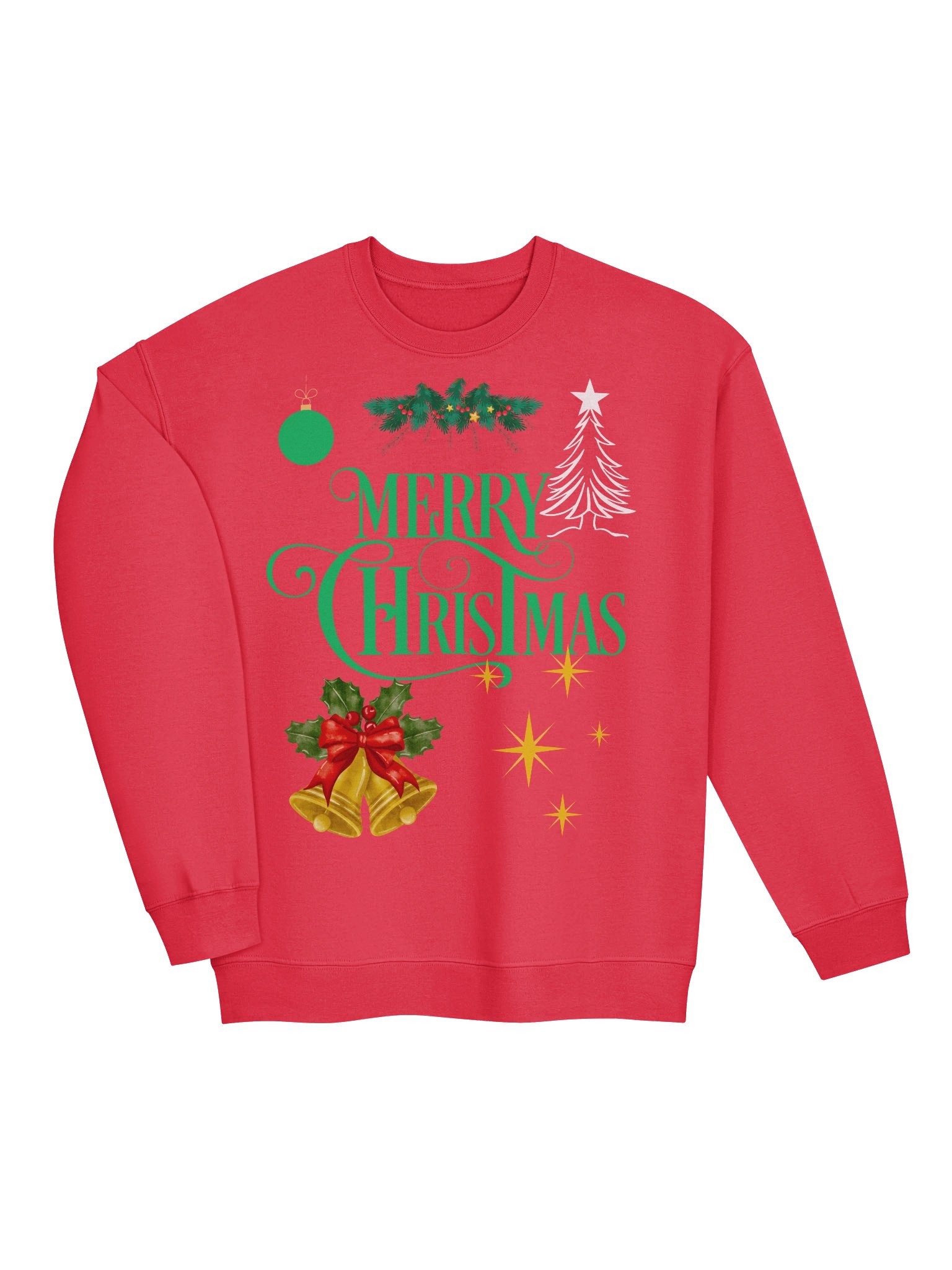 Festive Merry Christmas Crewneck Sweatshirt product image (3)