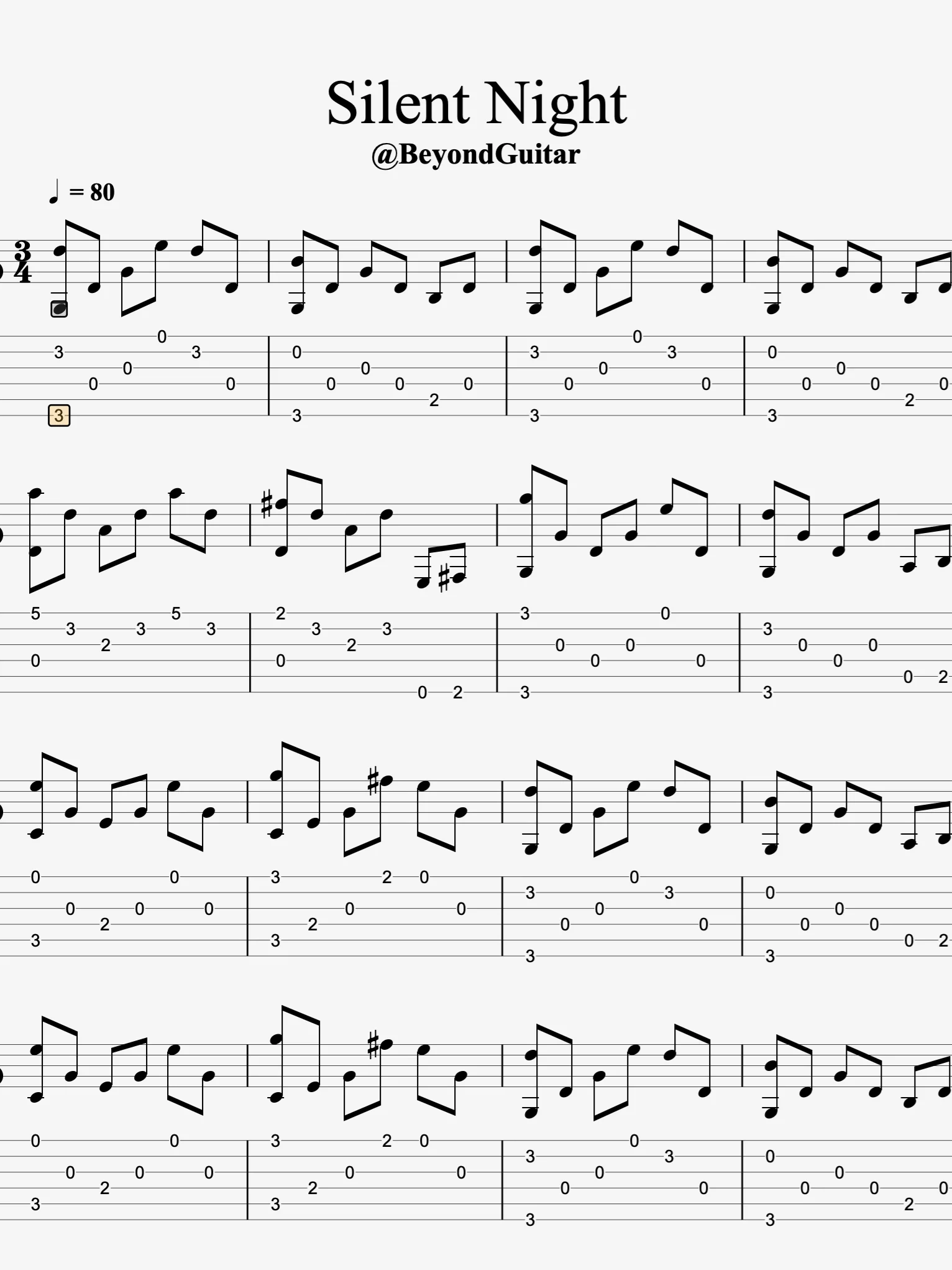 Christmas Songs for Classical Guitar product image (1)