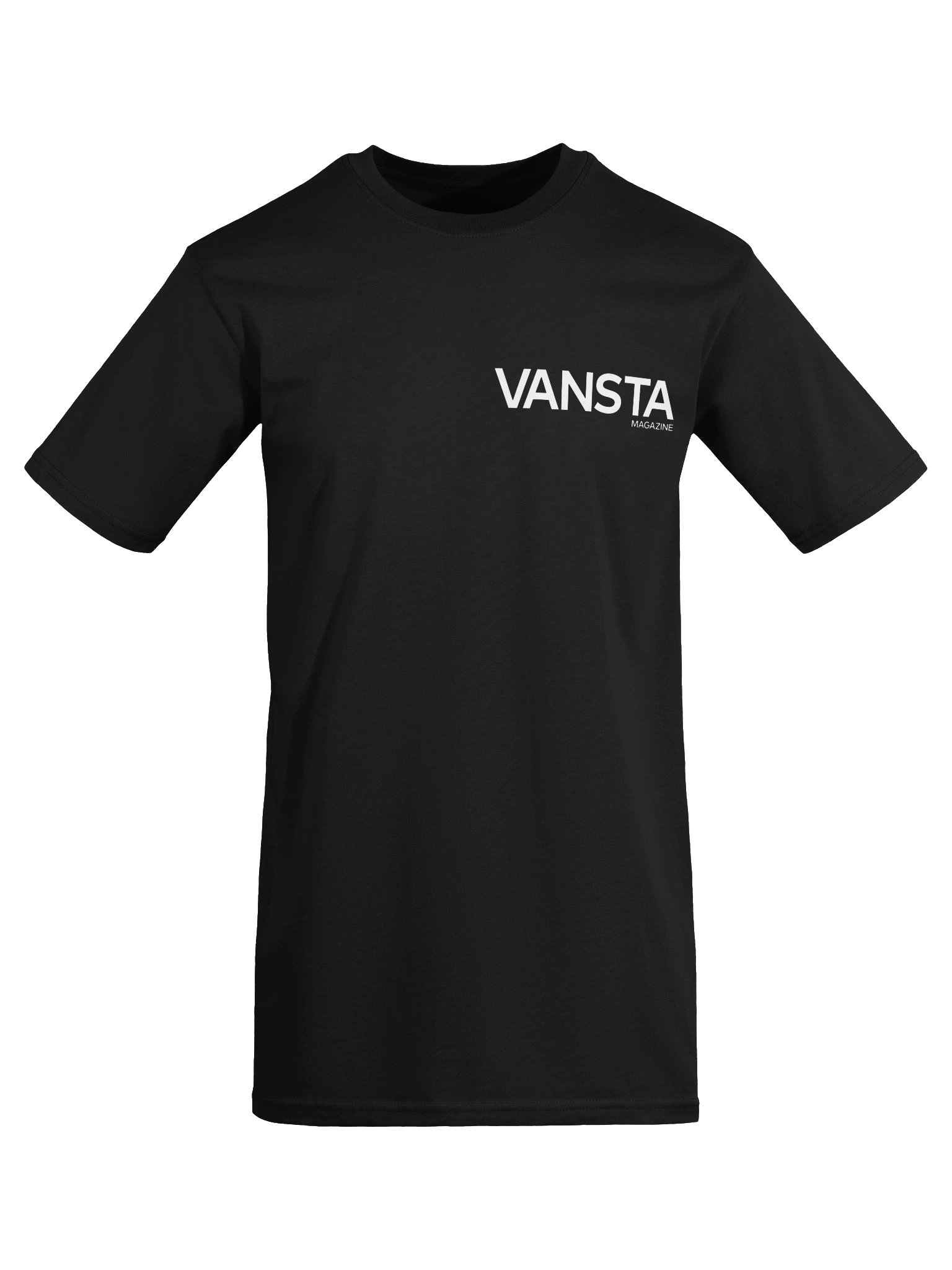 VANSTA Heavyweight Tee · Black w/ White Logo product image (3)