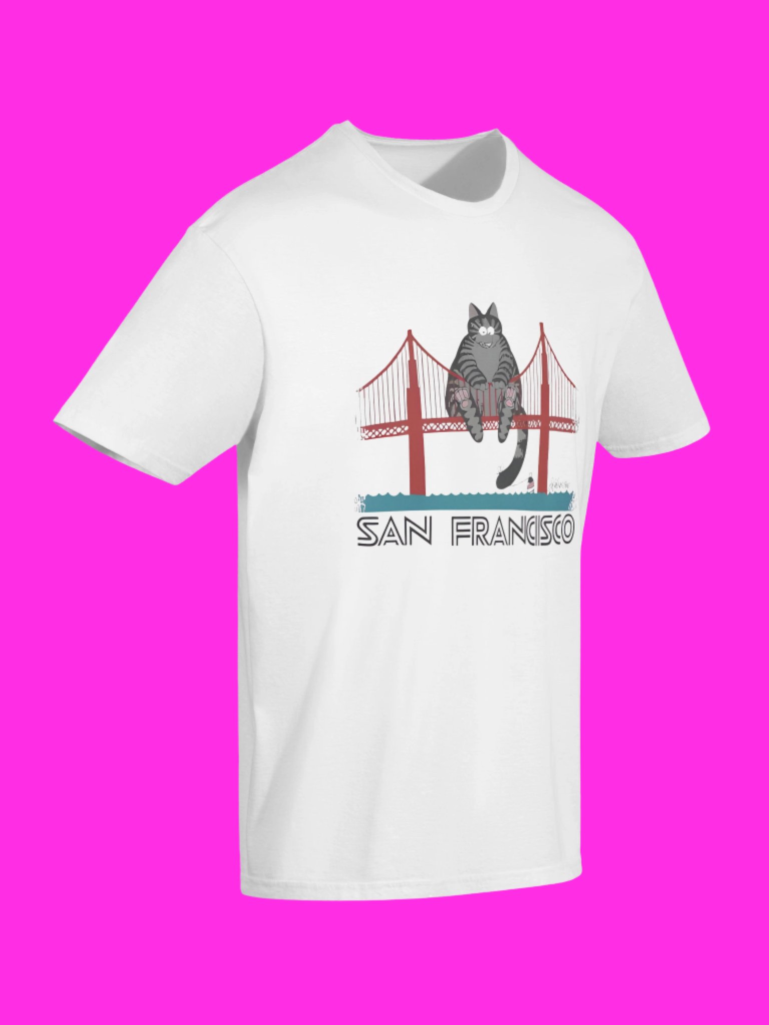 San Francisco Bridge Cat Shirt product image (103)