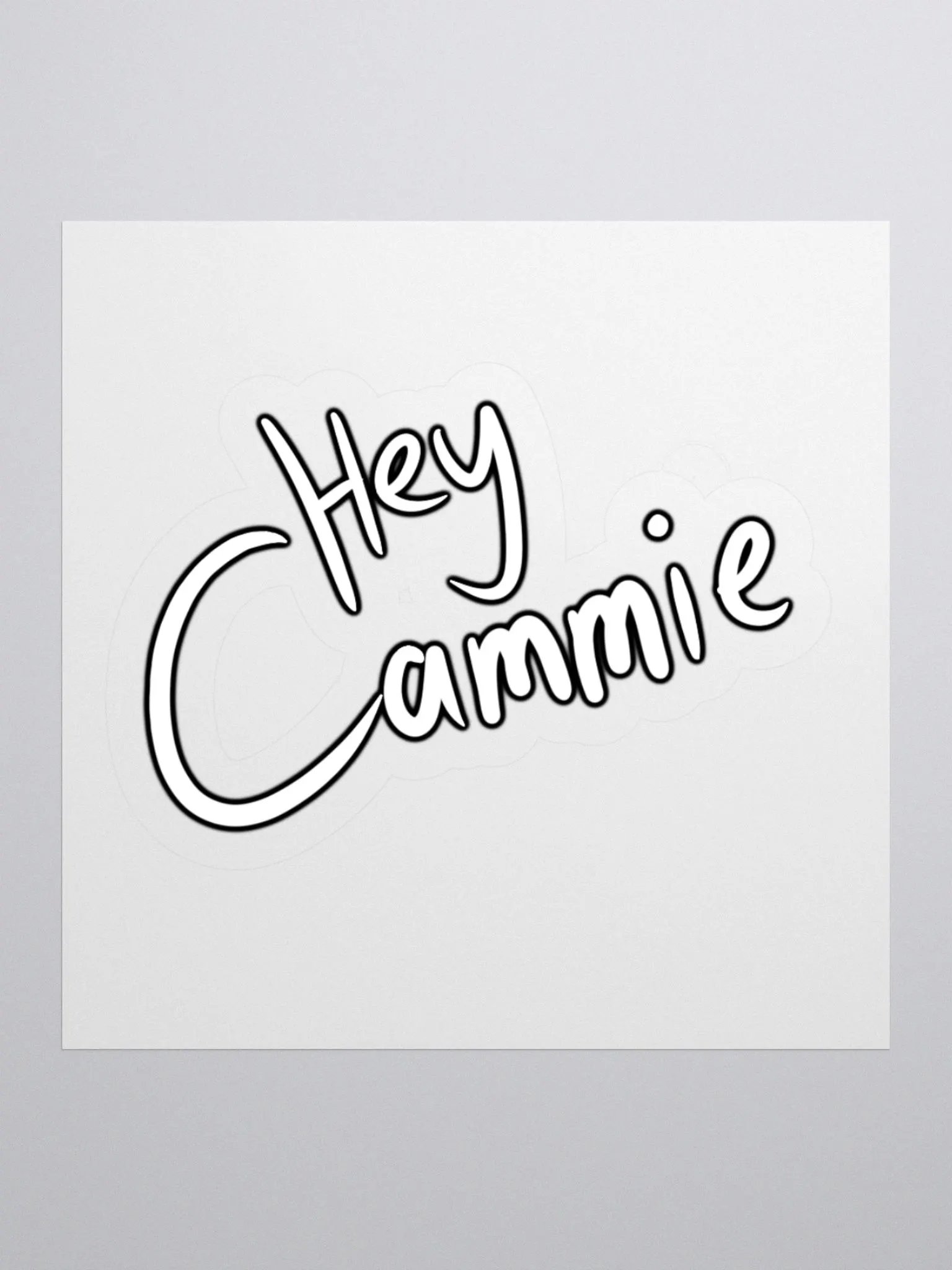 Hey Cammie Logo - Sticker product image (1)