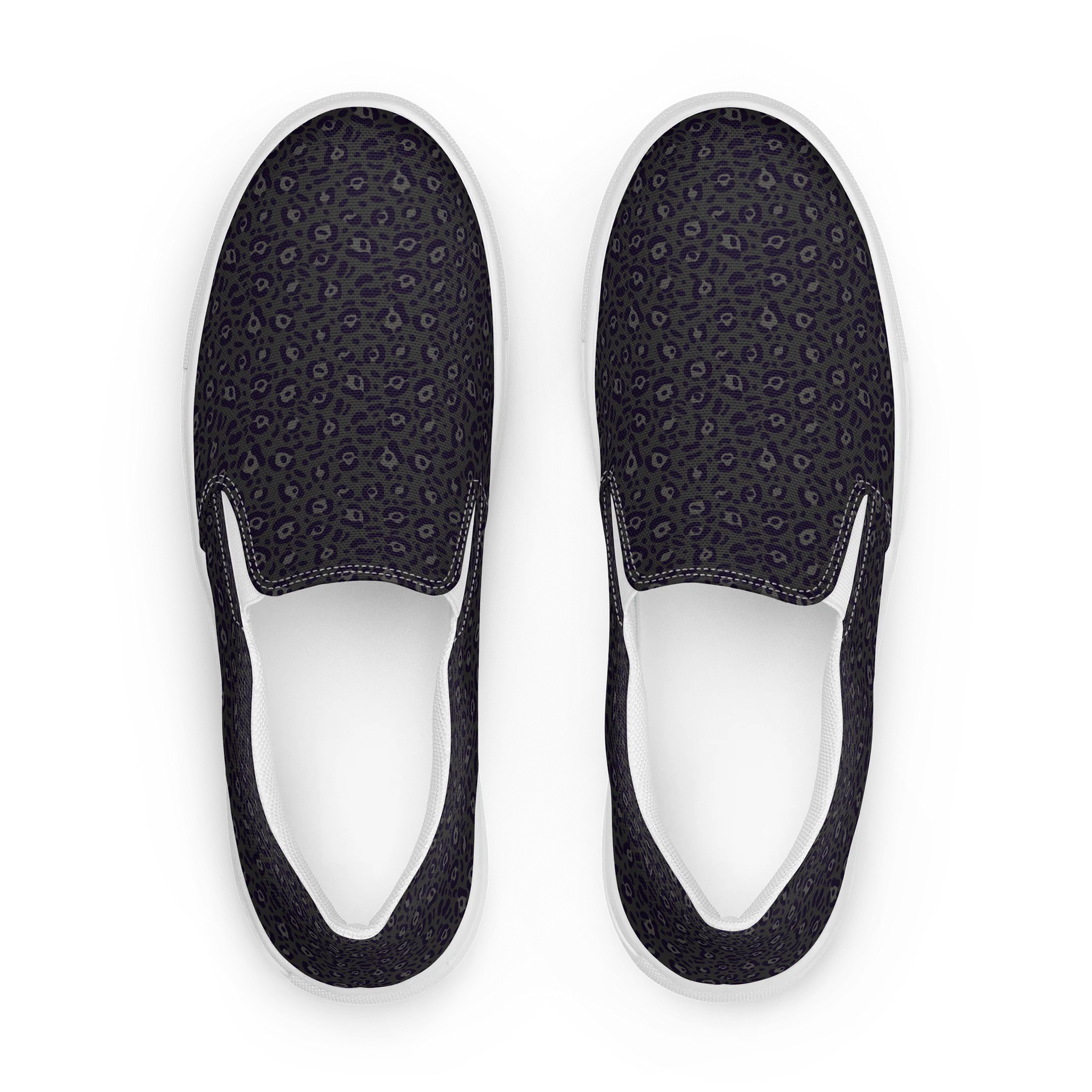 Bold Leopard Print Women's Slip-On Canvas Shoes product image (1)