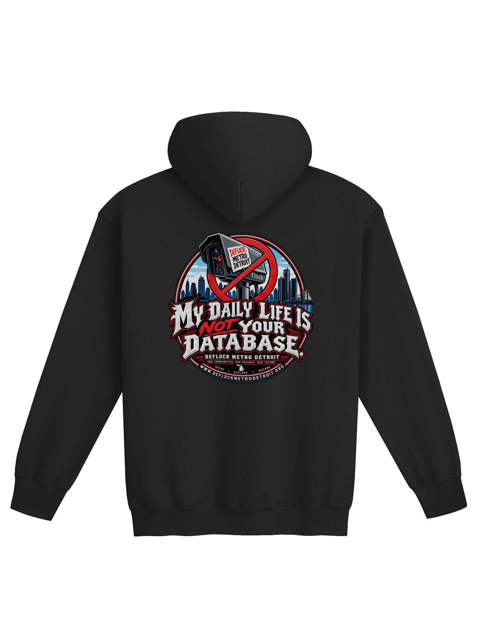 My Daily Life Is Not Your Database Full Zip Hoodie product image (1)