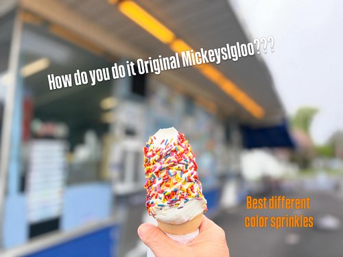 Deb says these are the best tasting sprinkles…..and that is an official scoring metric for the Vanilla Cone Experiment!