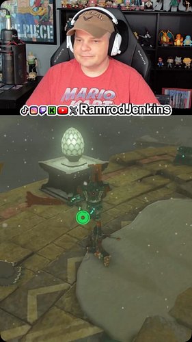 When you gracefully fall from the sky! #gaming #reels #nintendo #zelda #funny