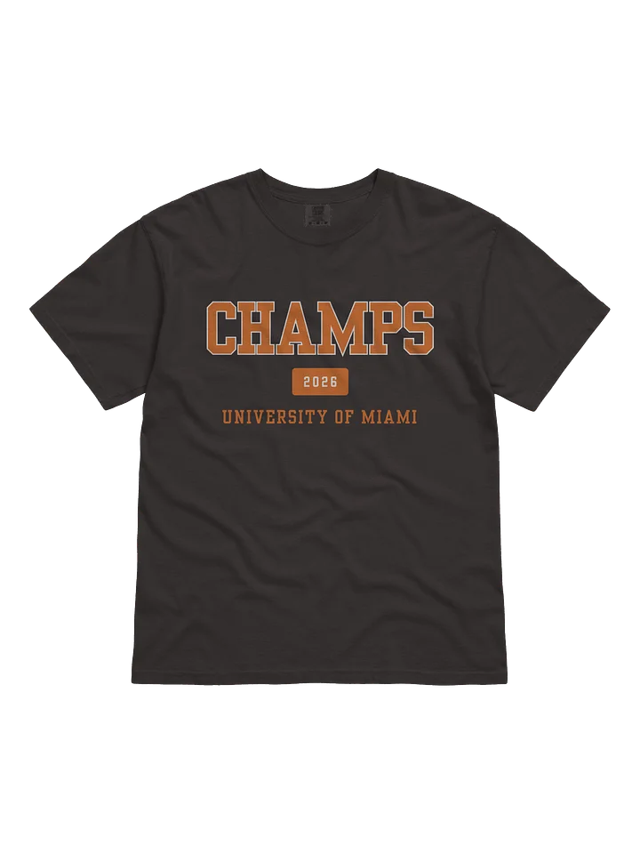 University of Miami Premium Heavyweight Crewneck T-Shirt product image (1)