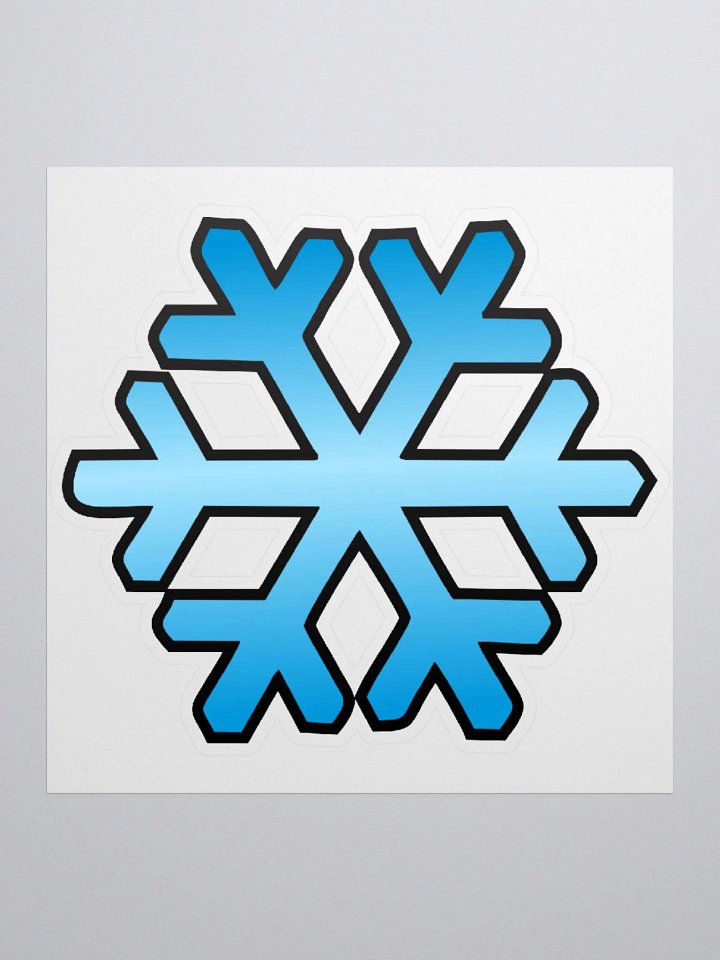 Snowflake sticker product image (1)