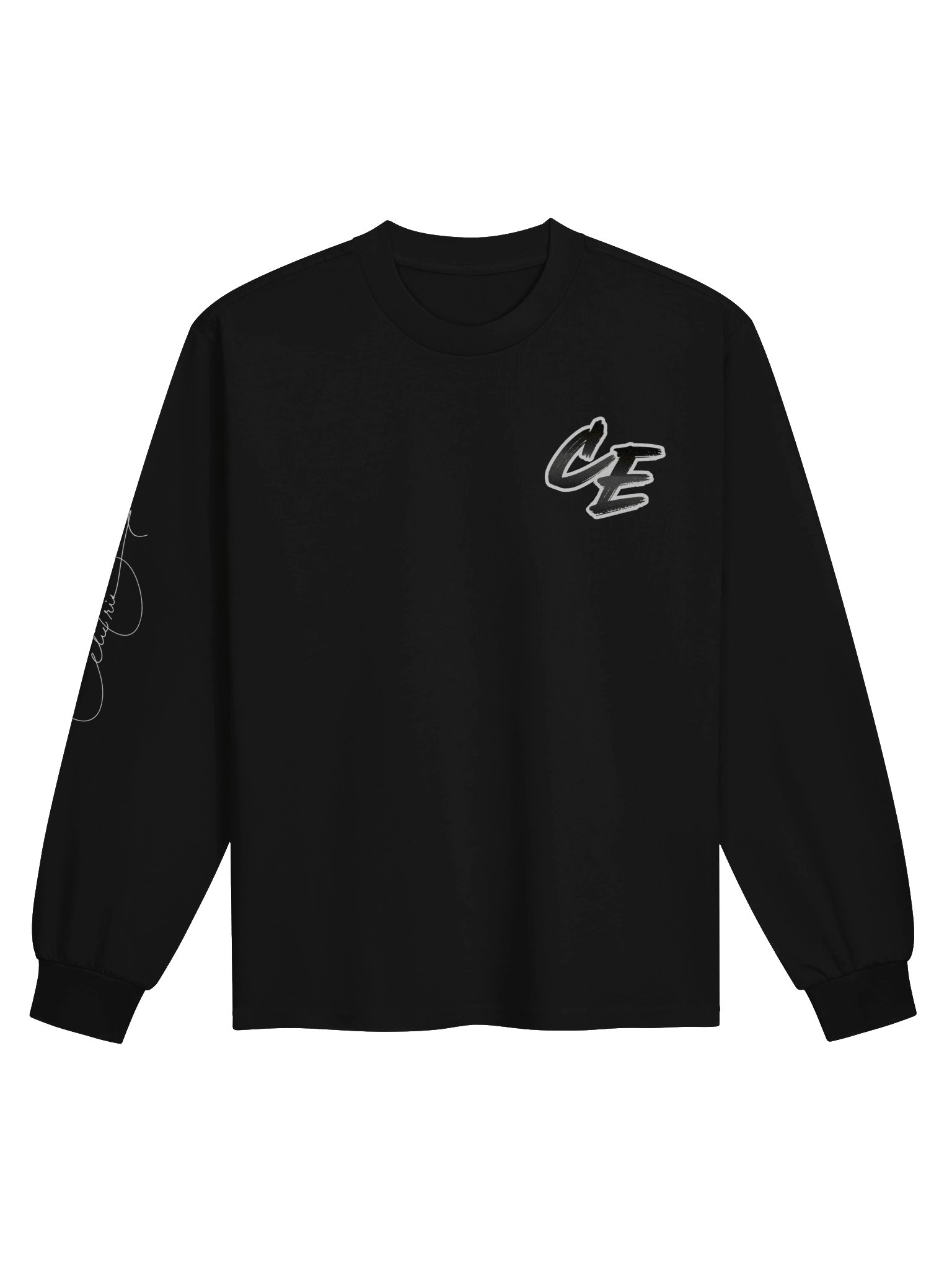 B&W Graphic Pullover (Black) product image (1)