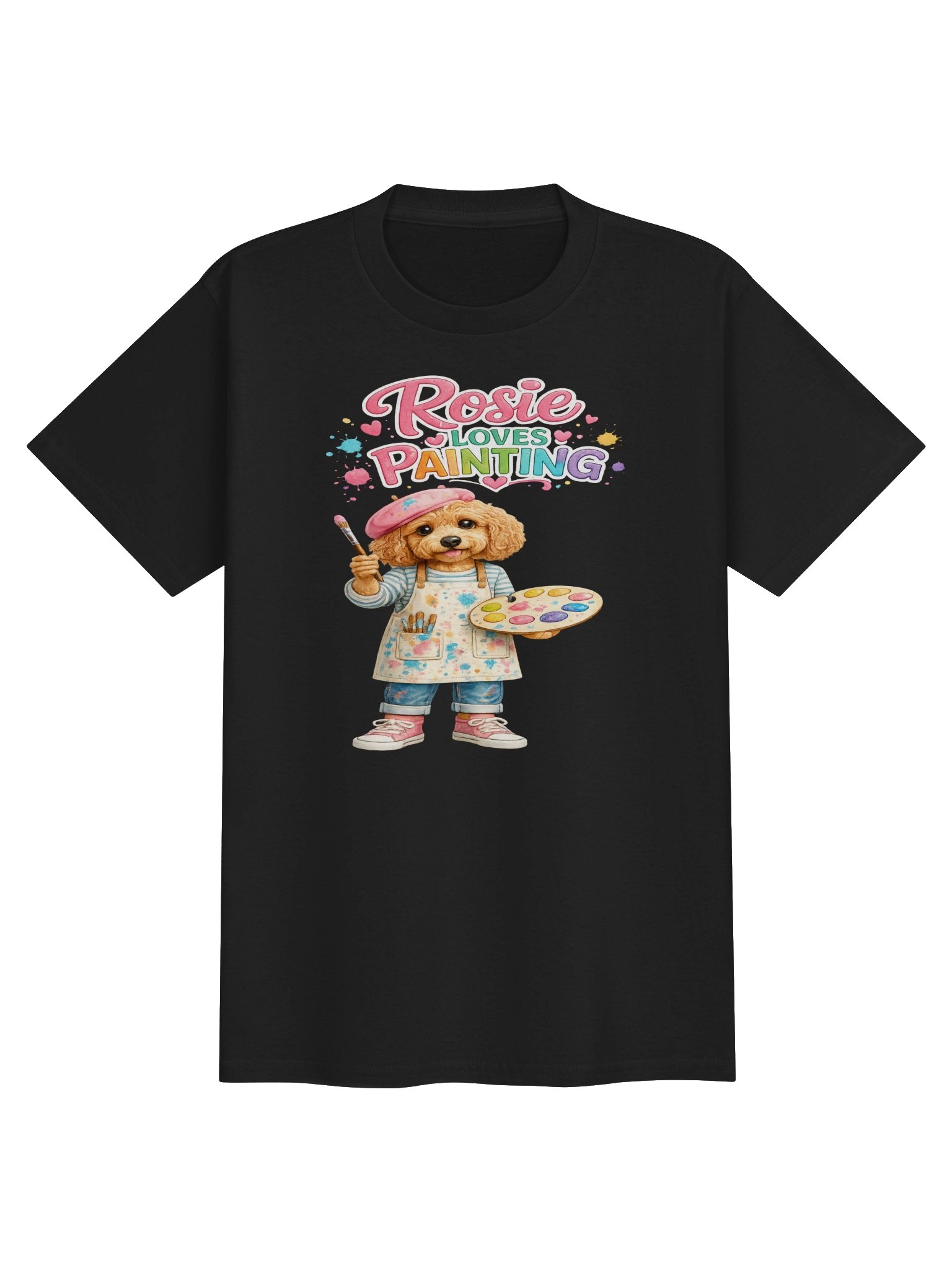 Rosie Loves Painting Youth Tee product image (6)