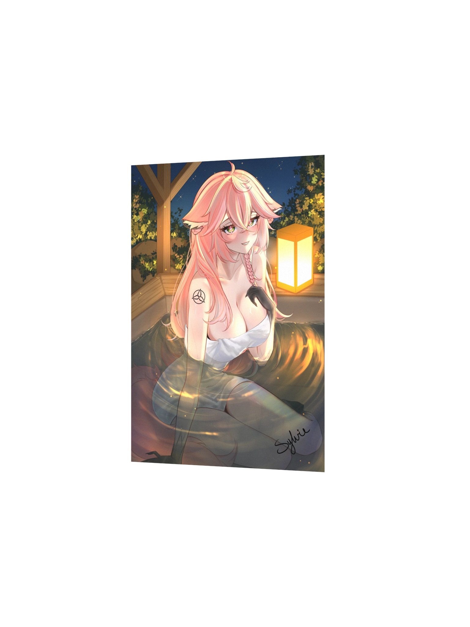 SIGNED ONSEN VISIT POSTER product image (2)