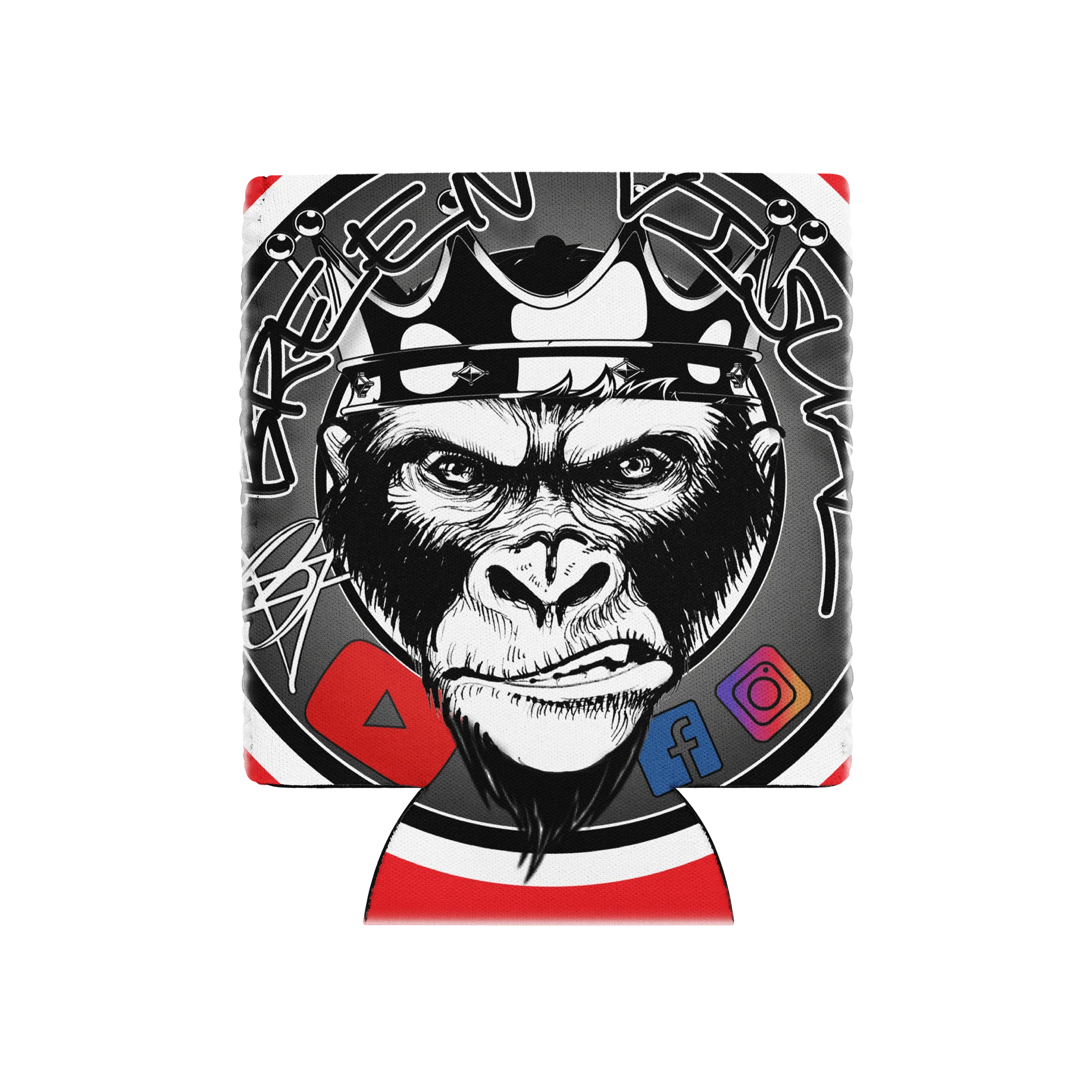 Signature 2 Gorilla Koozie - Red (regular) product image (1)