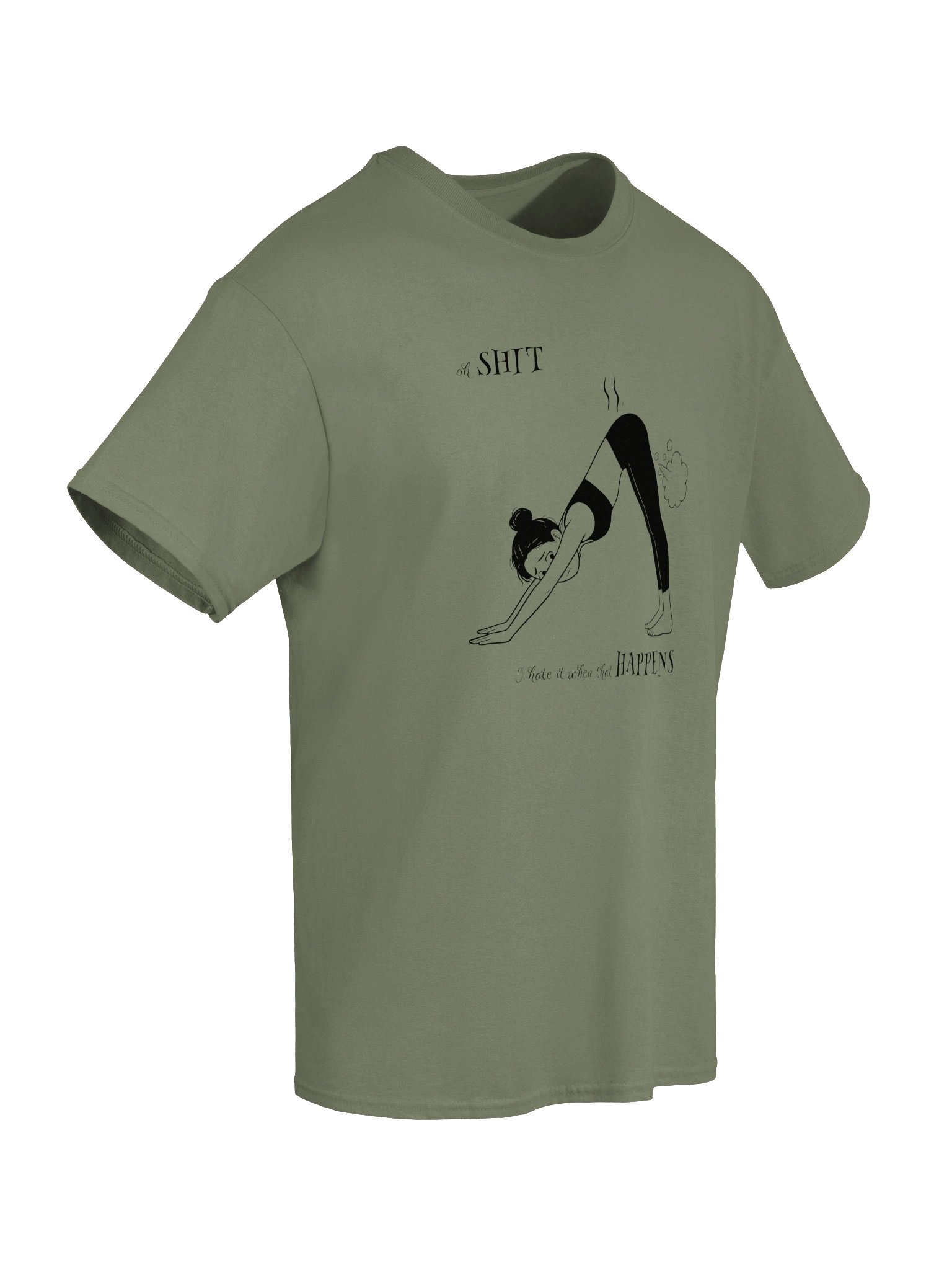 Shit Happens Yoga T-shirt product image (5)