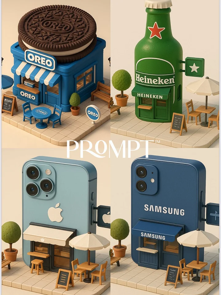 🧸 3D Isometric Brand Diorama Prompt product image (1)