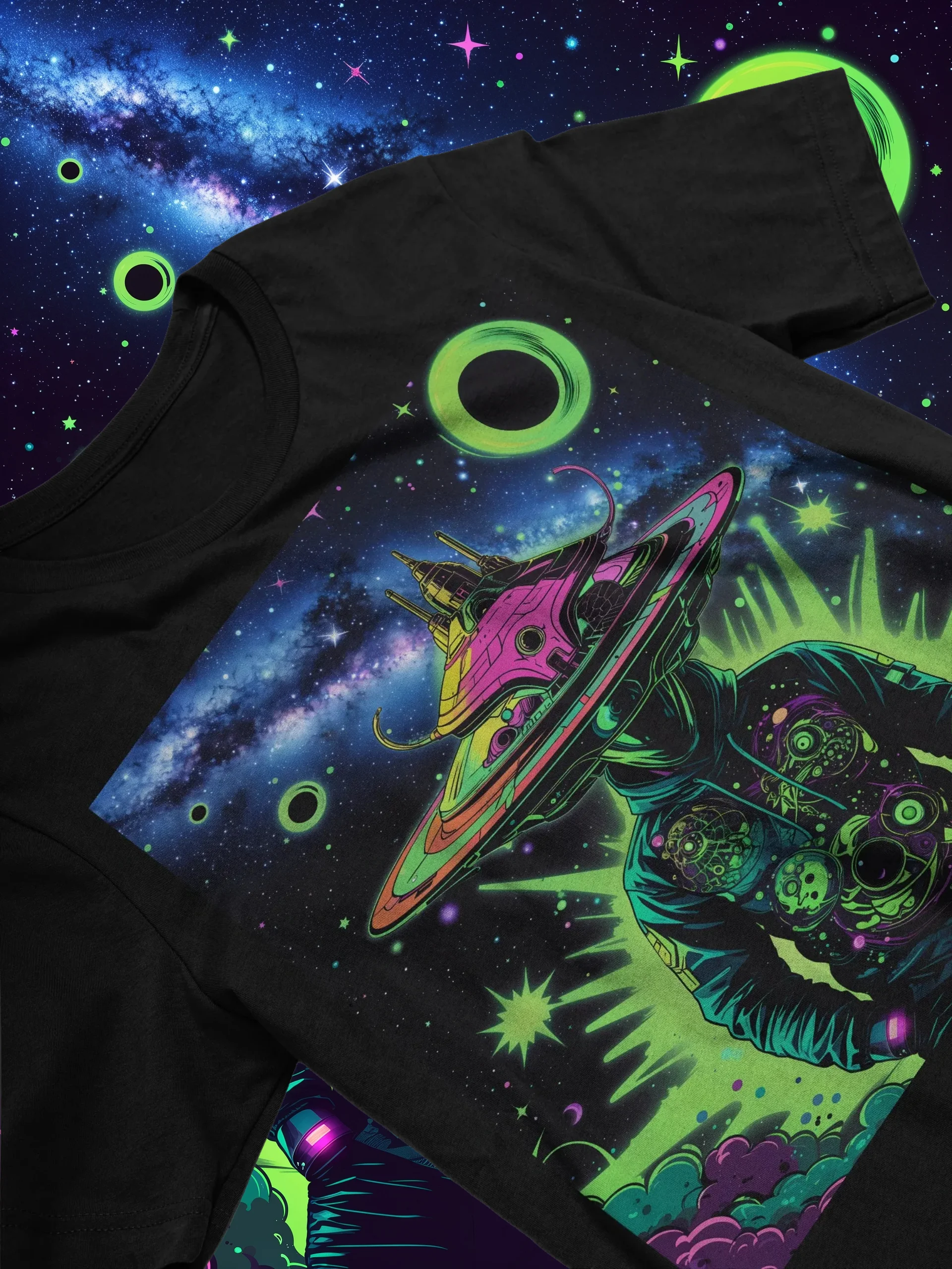✨ Beamed Up and Burnt Out – Running on stardust and strong vibes product image (4)