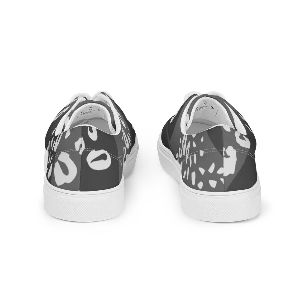 Organic Grey Leopard Print Canvas Shoes product image (5)