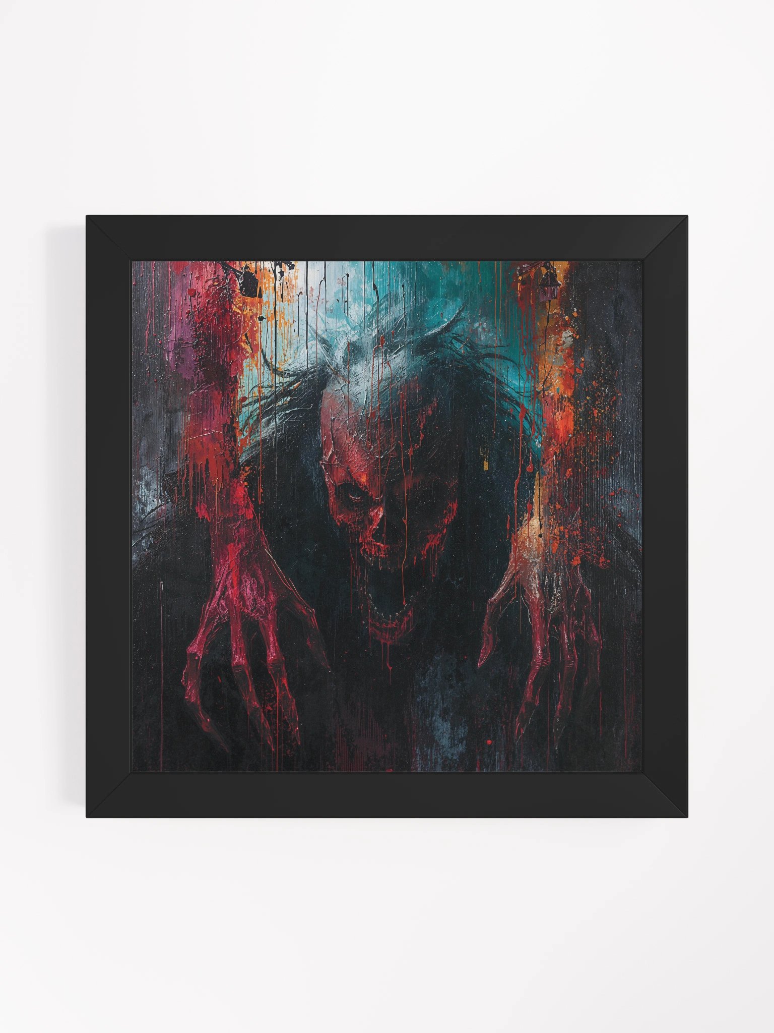 Crawling from the Canvas Framed Print product image (3)