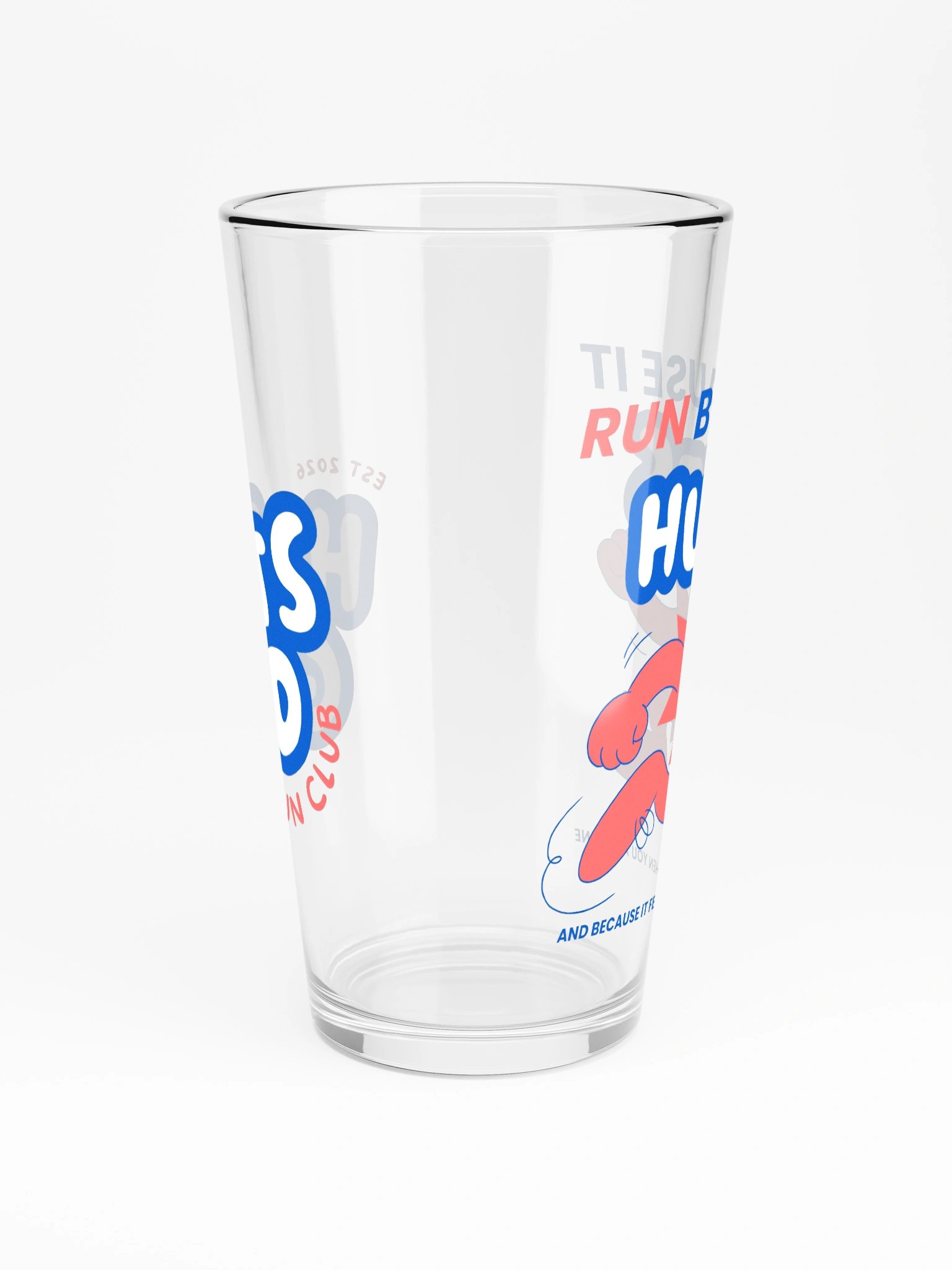HSG Run Club Beer Glass product image (4)
