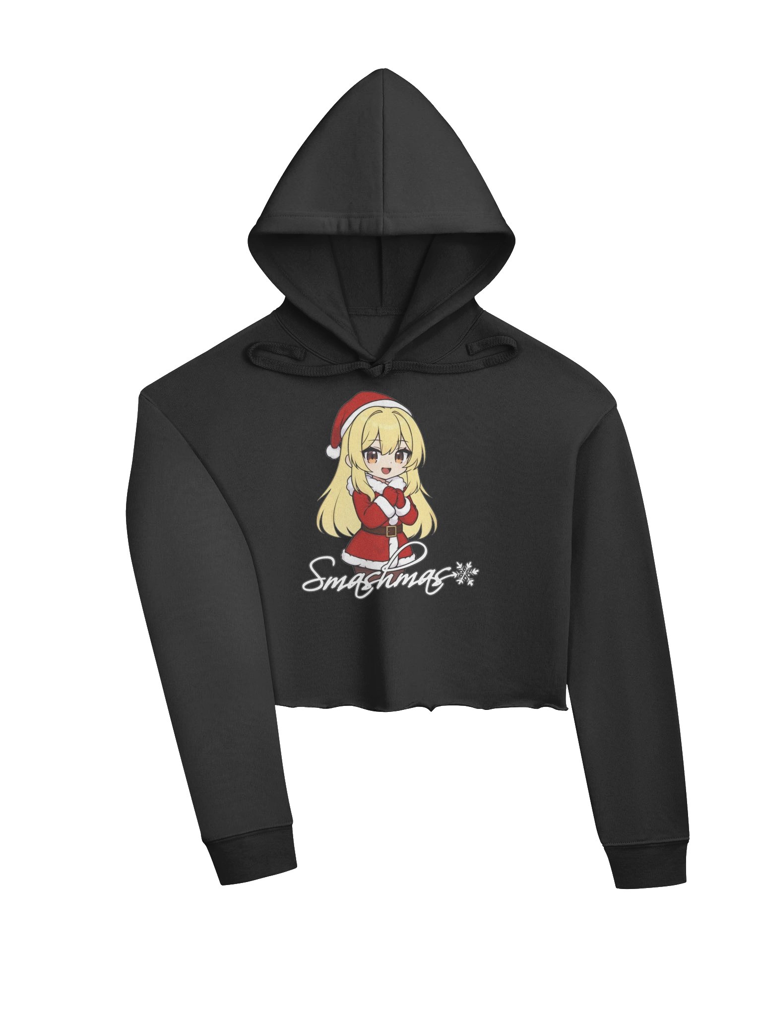 Smashmas 2025 Cropped Crimbus Chibi Hoodie product image (5)